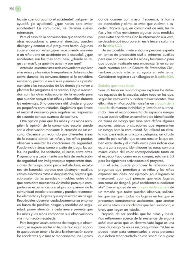 Página 201 de Modalidades de trabajo para la acción transformadora y el codiseño Libro de Educación Preescolar Grado 1°, 2°, 3° Ciclo Escolar 2025 - 2026