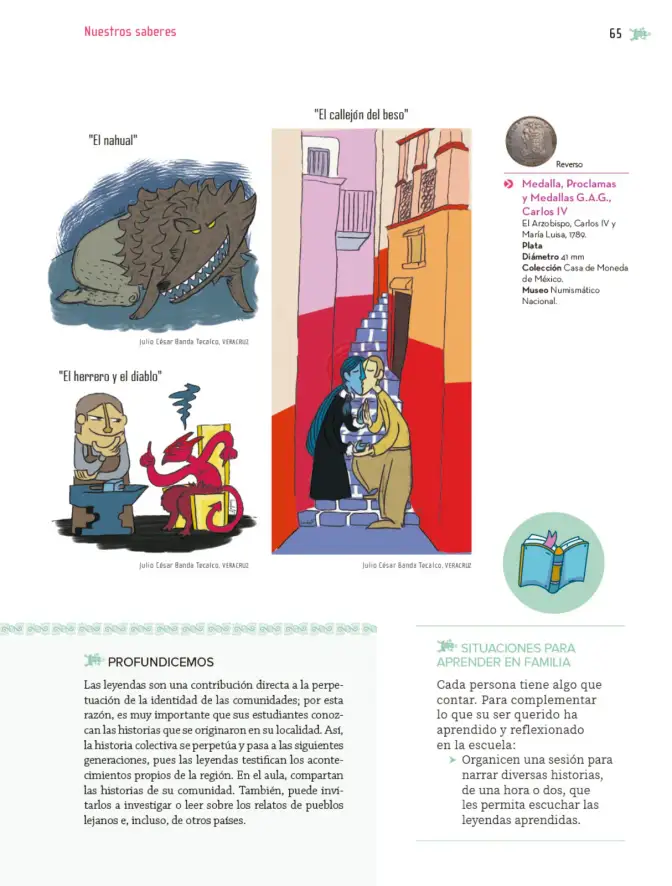 Página 66 de Nuestros saberes: Libro para alumnos, maestros y familia. Libro de Educación Primaria Grado 5° Ciclo Escolar 2025 - 2026
