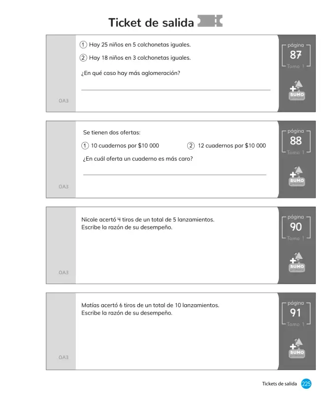 Página 227 de Libro de Sumo Primero – Sexto Básico | Texto del Estudiante MINEDUC – Descargar PDF · 2024