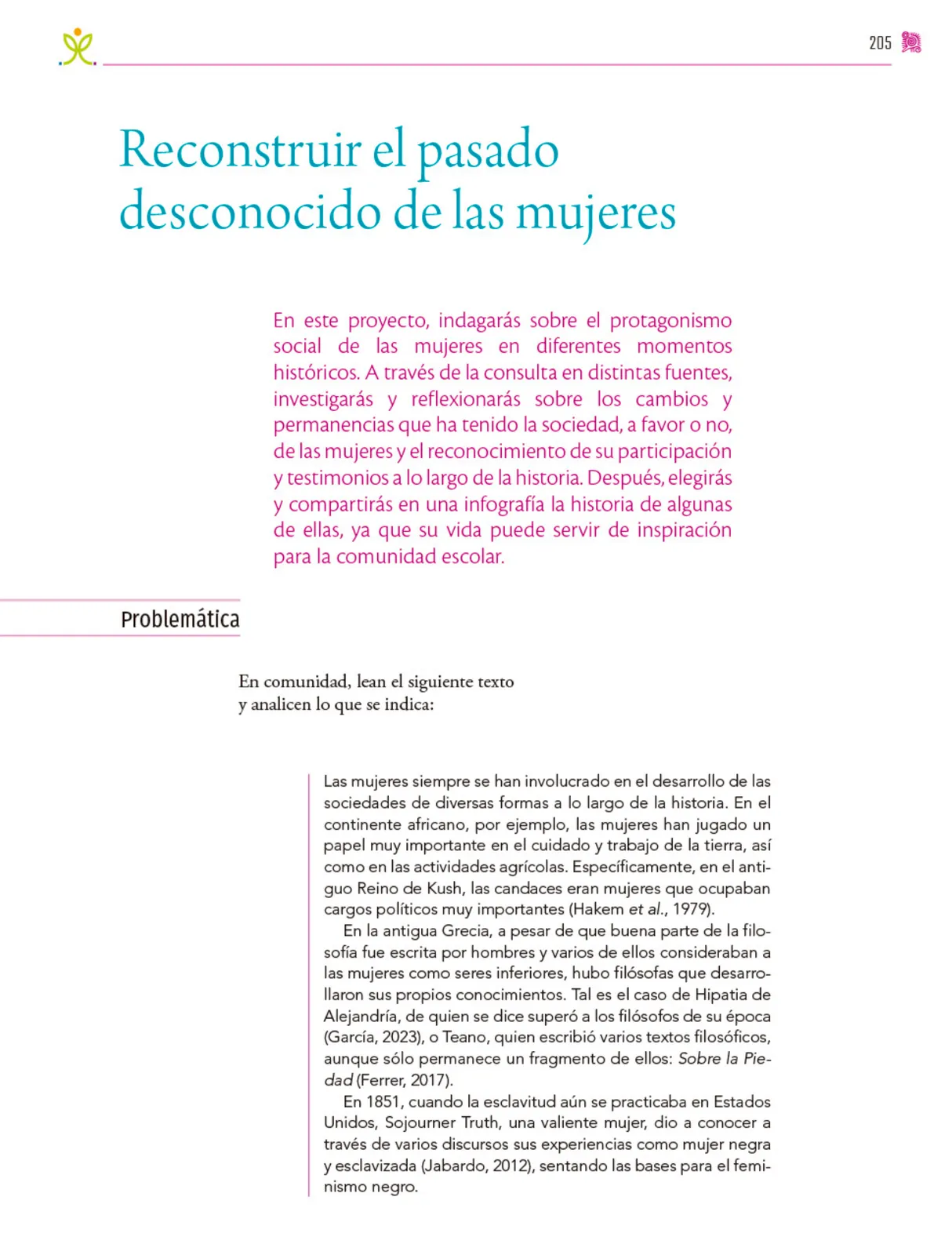 Página 206 de Colección Ximhai. Nuestro libro de proyectos. Libro de Educación Secundaria Grado 1° Ciclo Escolar 2025 - 2026
