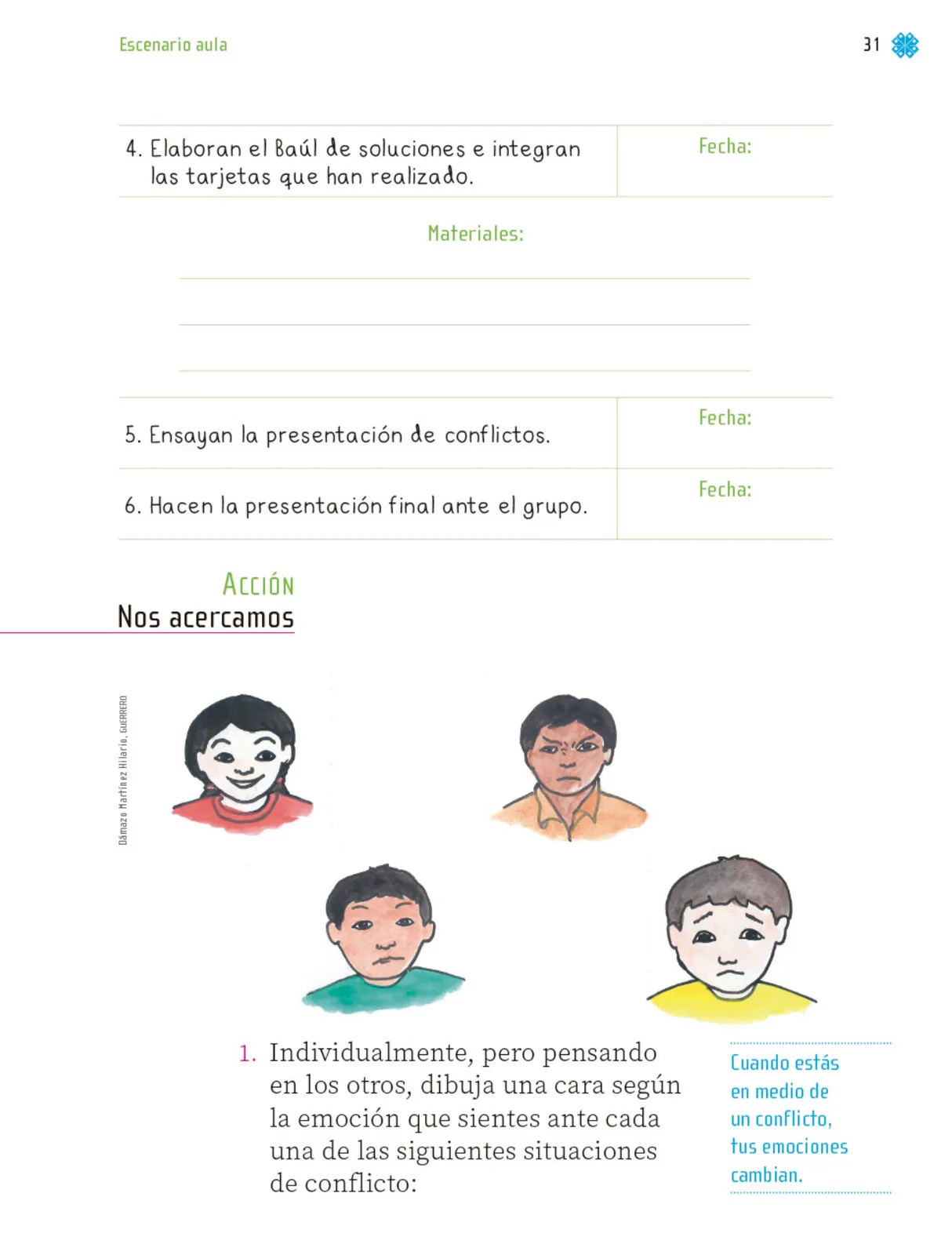 Miniatura página 32 de Proyectos de Aula.   Libro de Educación Primaria Grado 1°  Ciclo Escolar 2025 - 2026