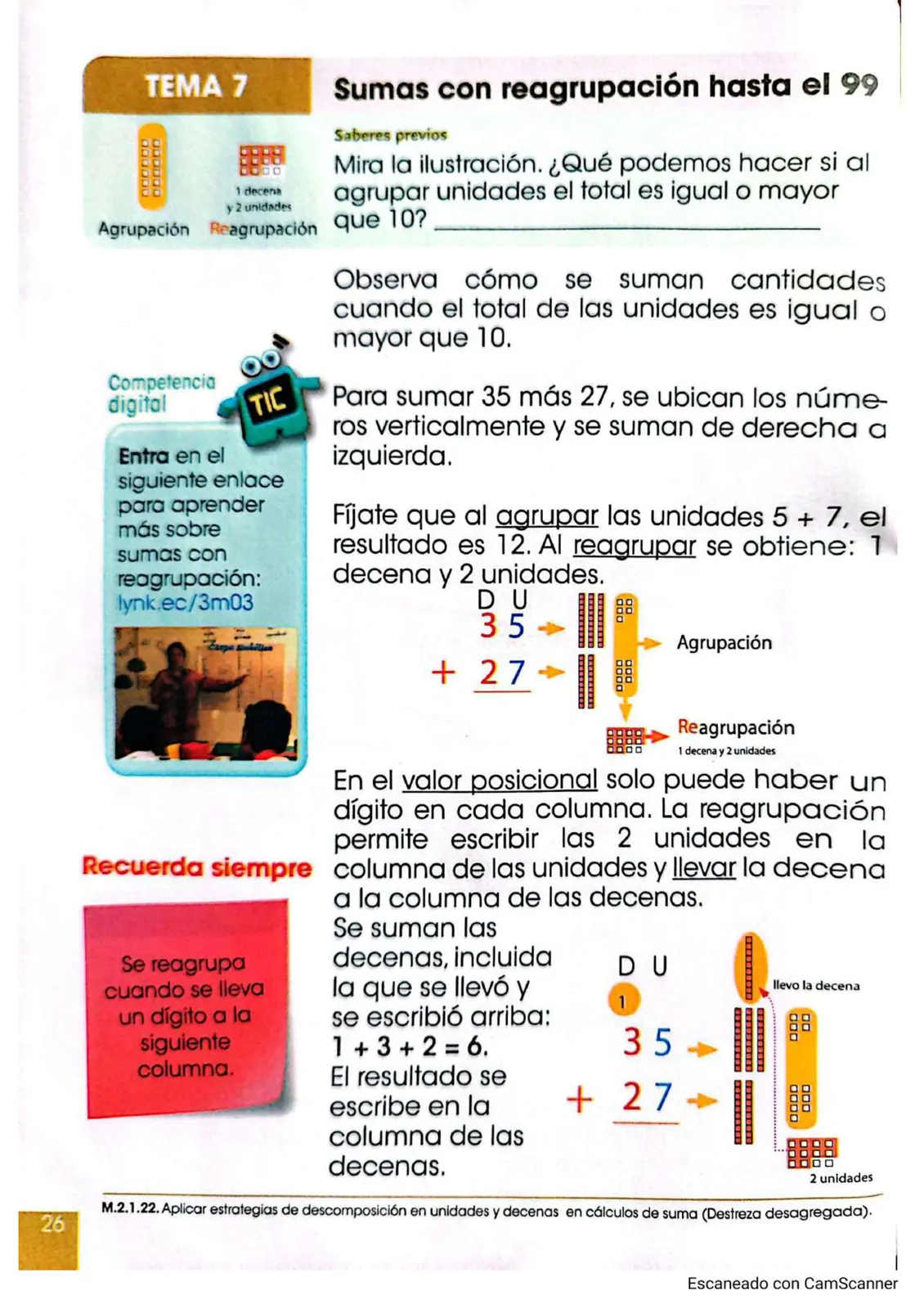 Página 20 de Matematica · 3 EGB · 2025