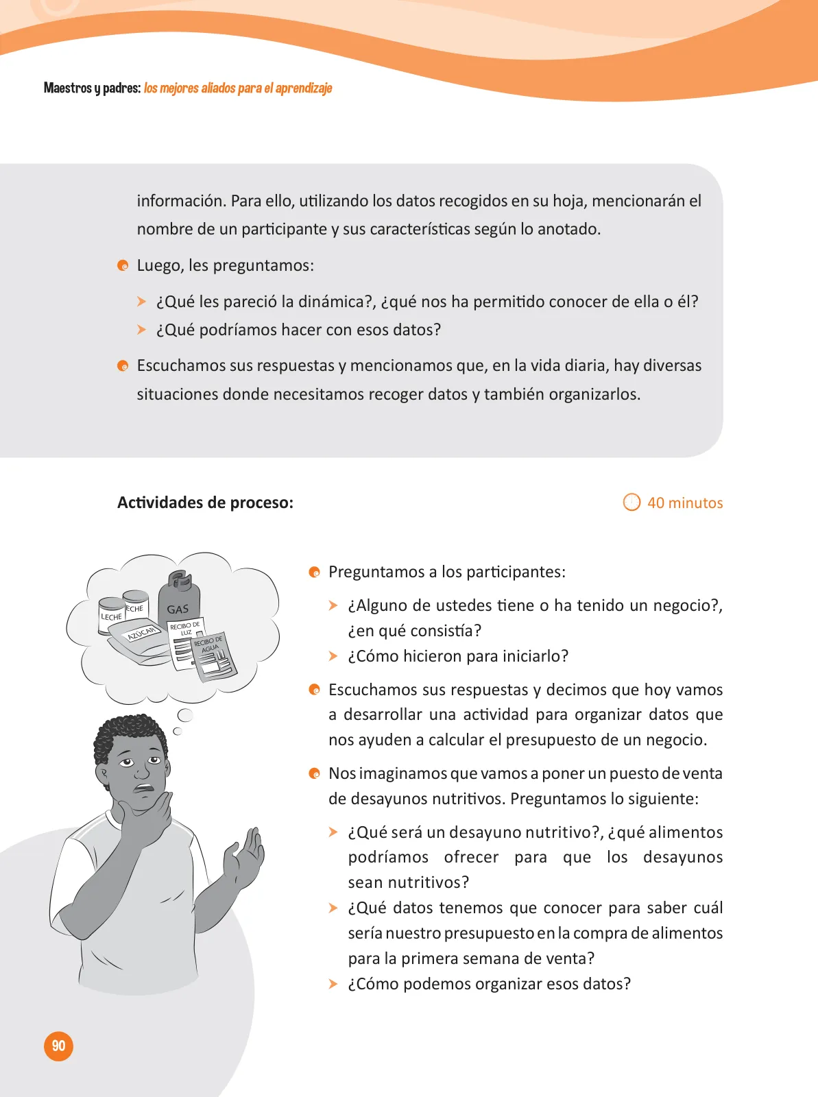 Miniatura página 92 de Guía para el trabajo docente con las familias del ciclo IV de Primaria · 2016