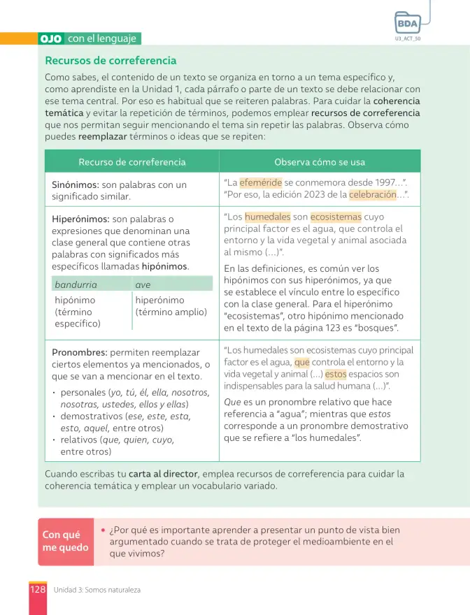 Página 130 de Libro de Lengua y Literatura – Séptimo Básico | Texto del Estudiante MINEDUC – Descargar PDF · 2024