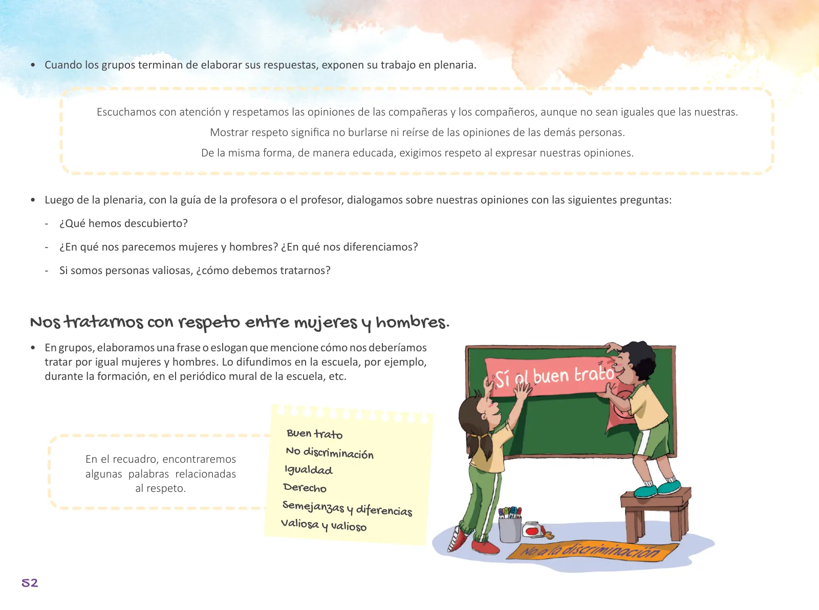 Página 54 de Cuadernillo de Tutoría Quinto Grado Educación Primaria 2019 · 2019