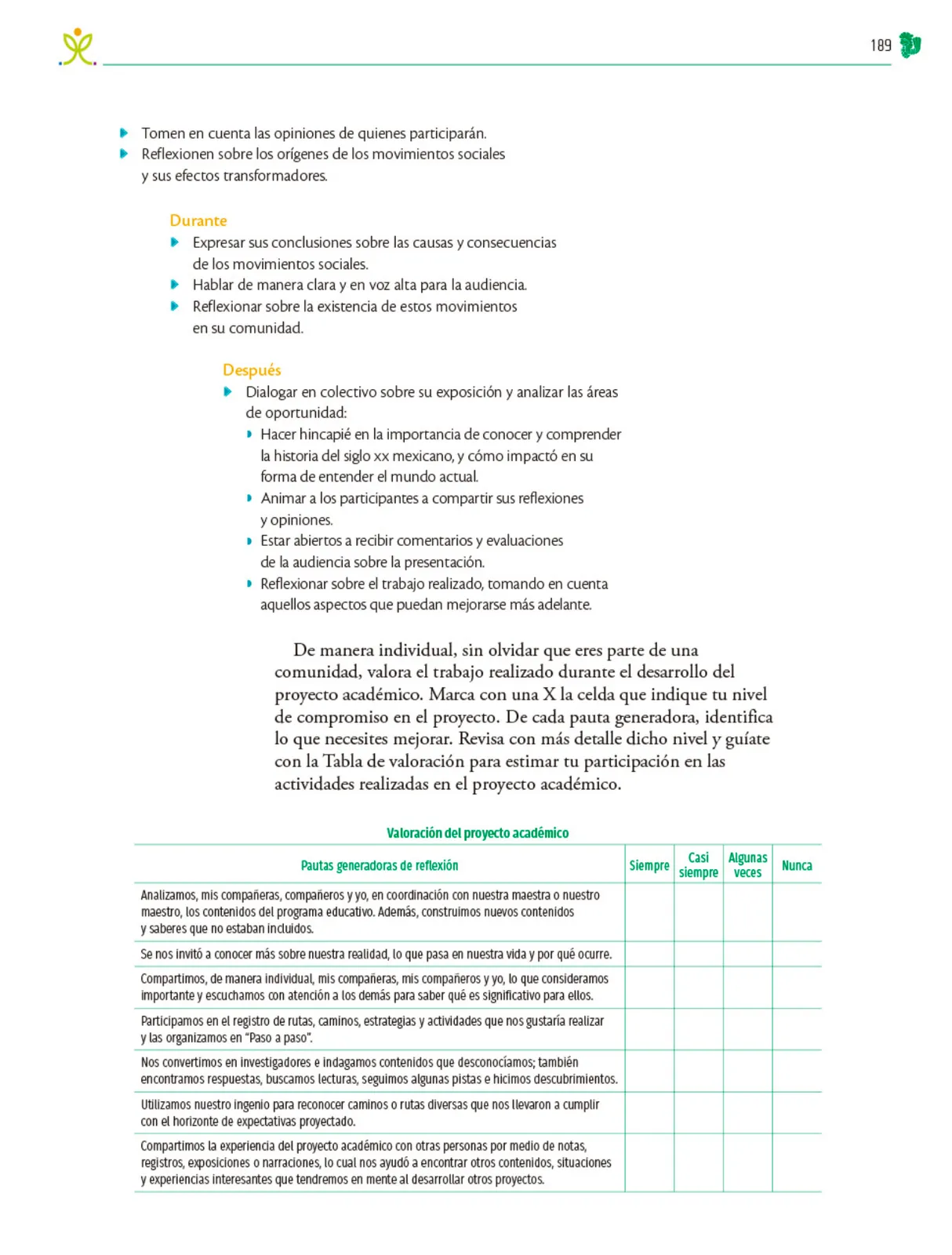 Página 190 de Colección Sk´asolil. Nuestro libro de Proyectos.  Tomo III.  Libro de Educación Telesecundaria Grado 2°  Ciclo Escolar 2025 - 2026