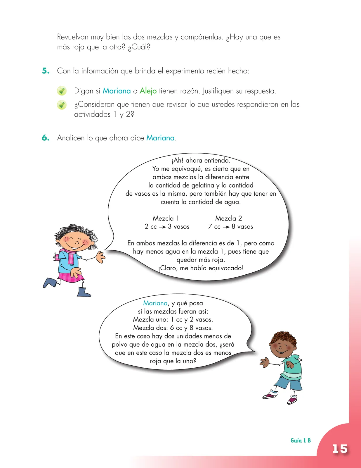 Página 15 de Matematica 5° · Cartilla 01