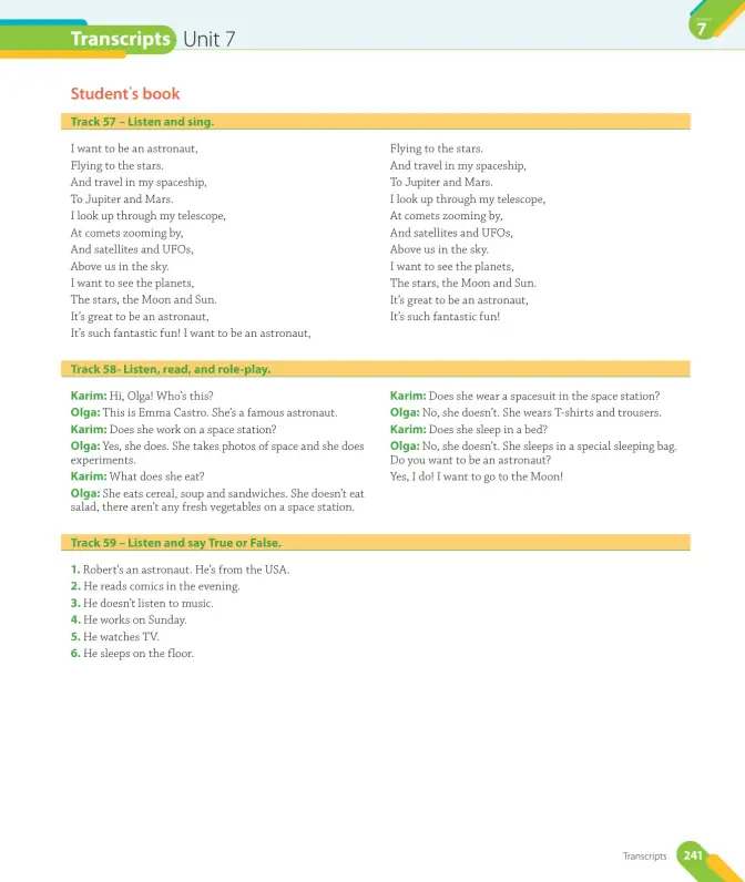 Página 105 de Inglés – Cuarto Básico | Texto del Estudiante MINEDUC – Descargar PDF · 2024
