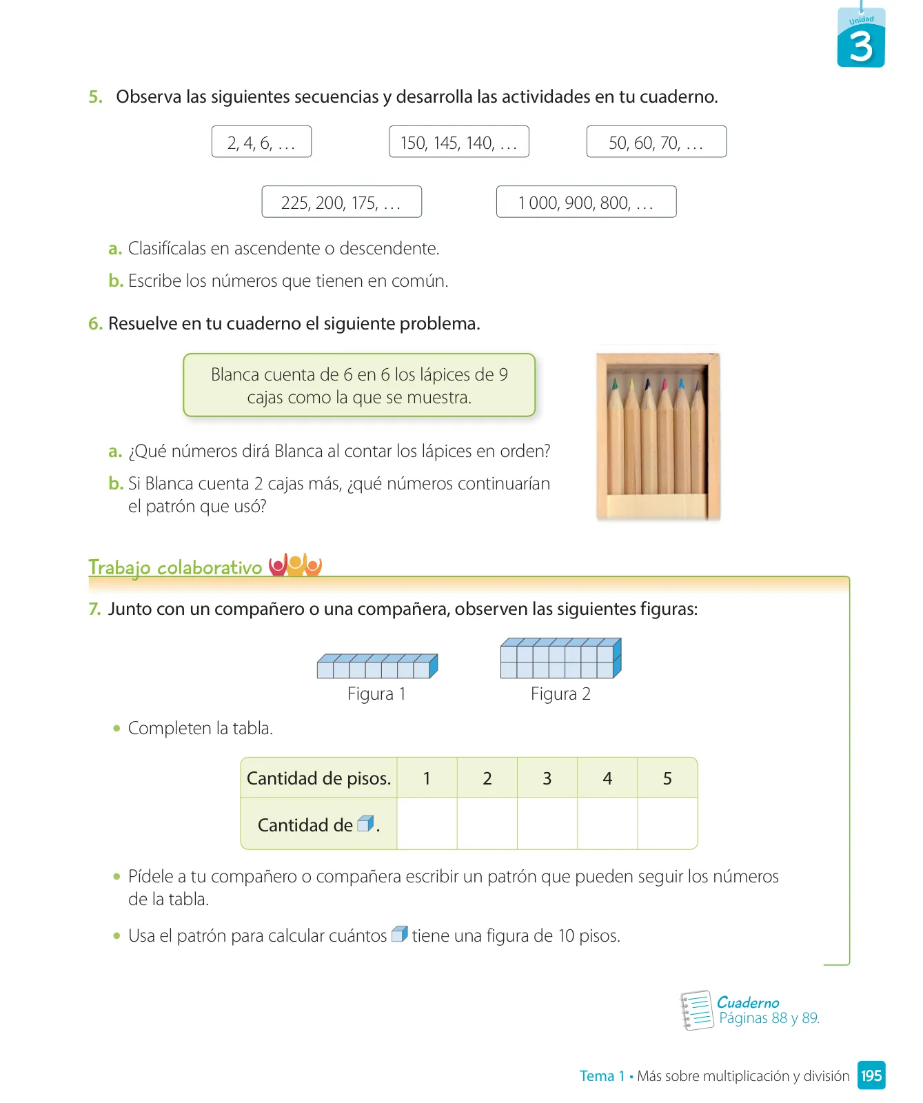 Página 197 de Matemática – Tercero Básico | Texto del Estudiante MINEDUC – Descargar PDF · 2024