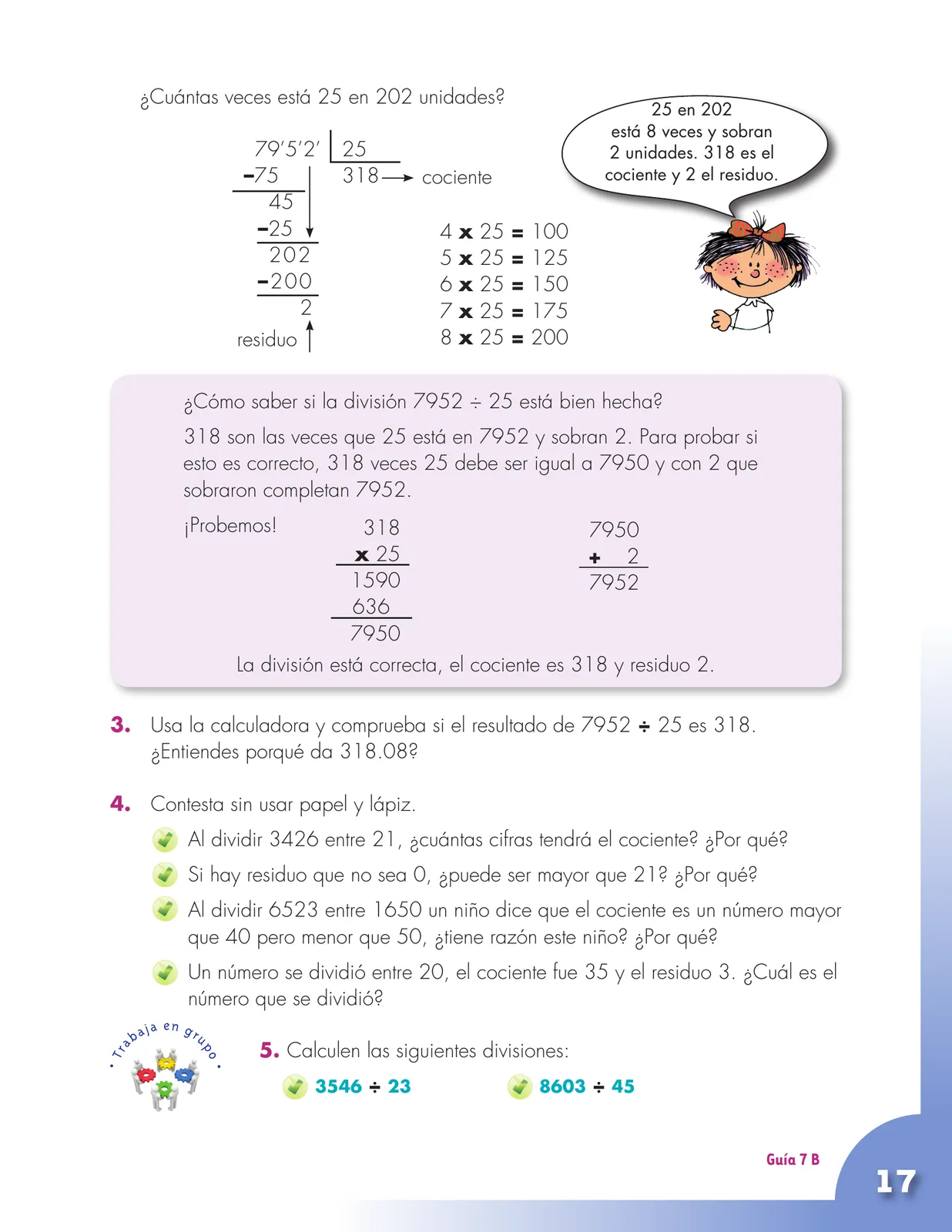Página 17 de Matematica 5° · Cartilla 02
