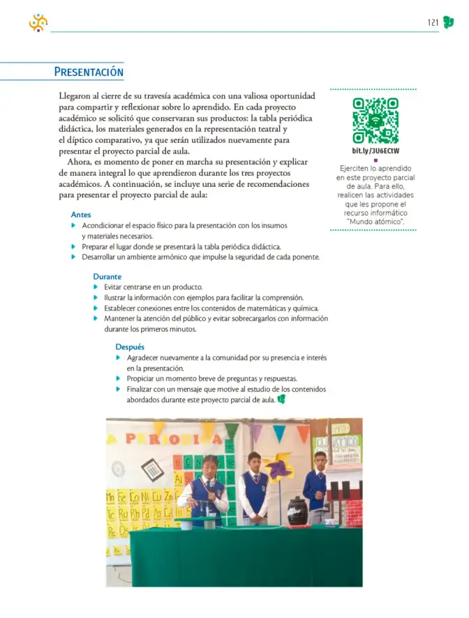 Página 122 de Colección Nanahuatzin. Nuestro libro de Proyectos. Tomo II. Libro de Educación Telesecundaria Grado 3° Ciclo Escolar 2025 - 2026