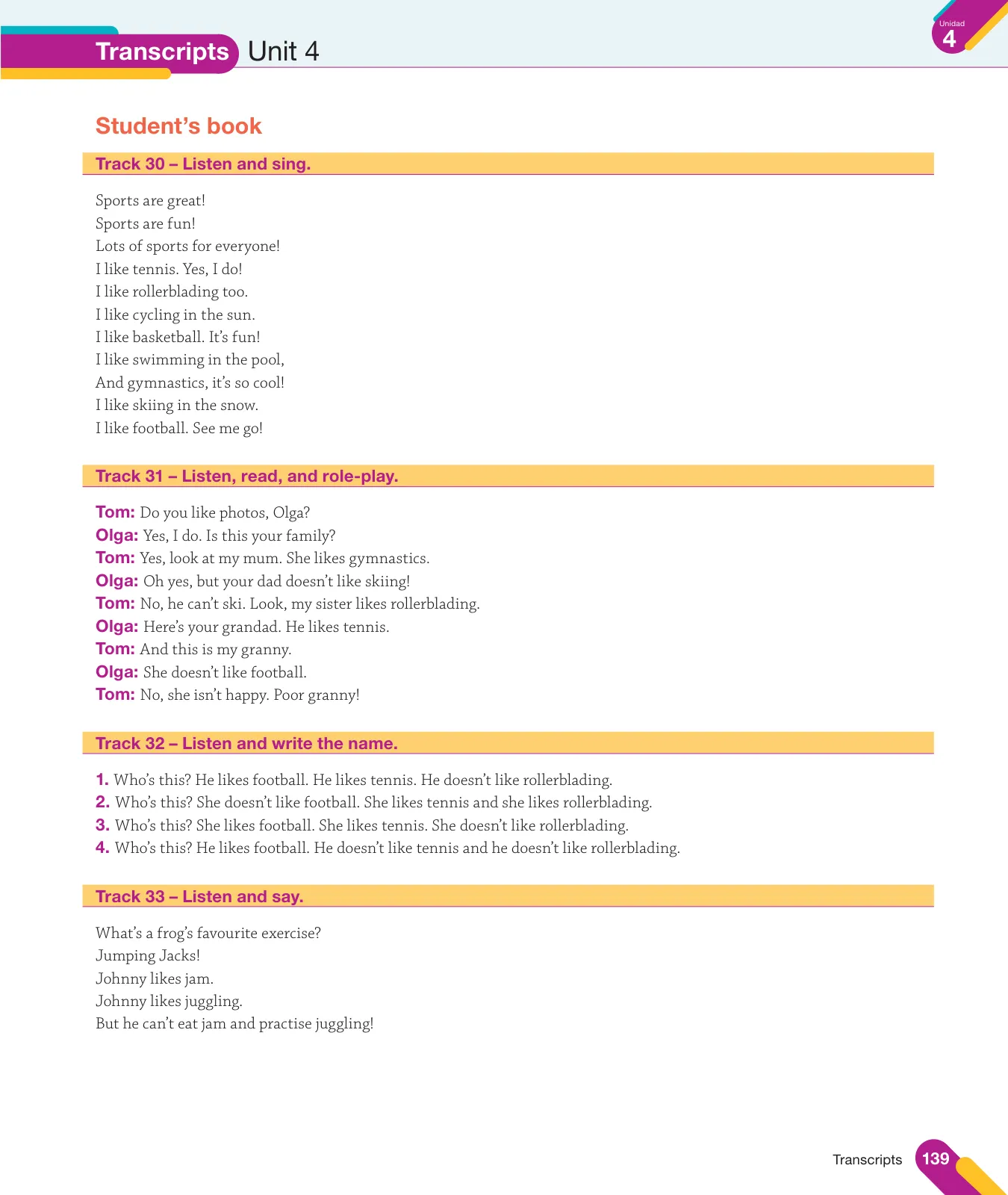 Página 141 de Inglés – Tercero Básico | Texto del Estudiante MINEDUC – Descargar PDF · 2024