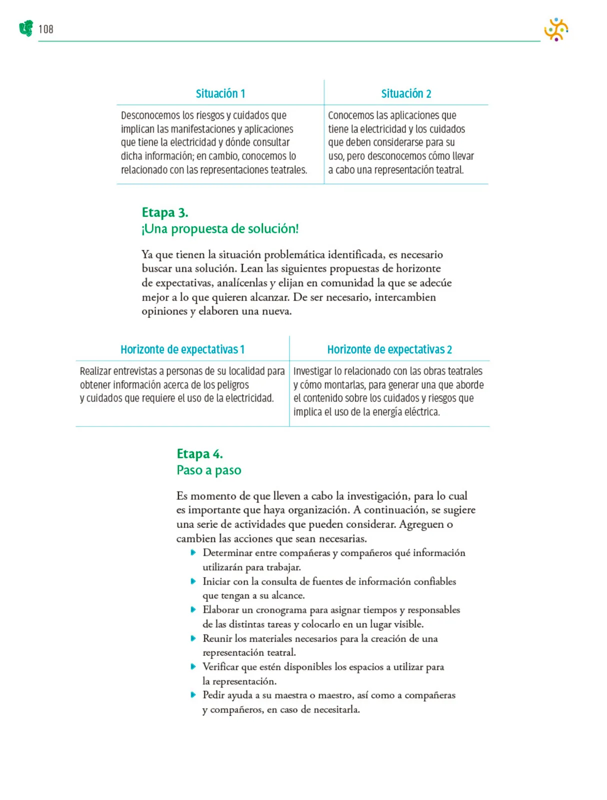 Página 109 de Colección Sk´asolil. Nuestro libro de Proyectos.  Tomo III.  Libro de Educación Telesecundaria Grado 2°  Ciclo Escolar 2025 - 2026