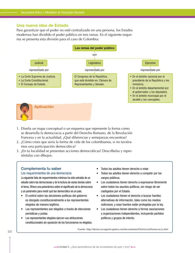 Página 222 de Ciencias Sociales 6° · Secundaria Activa
