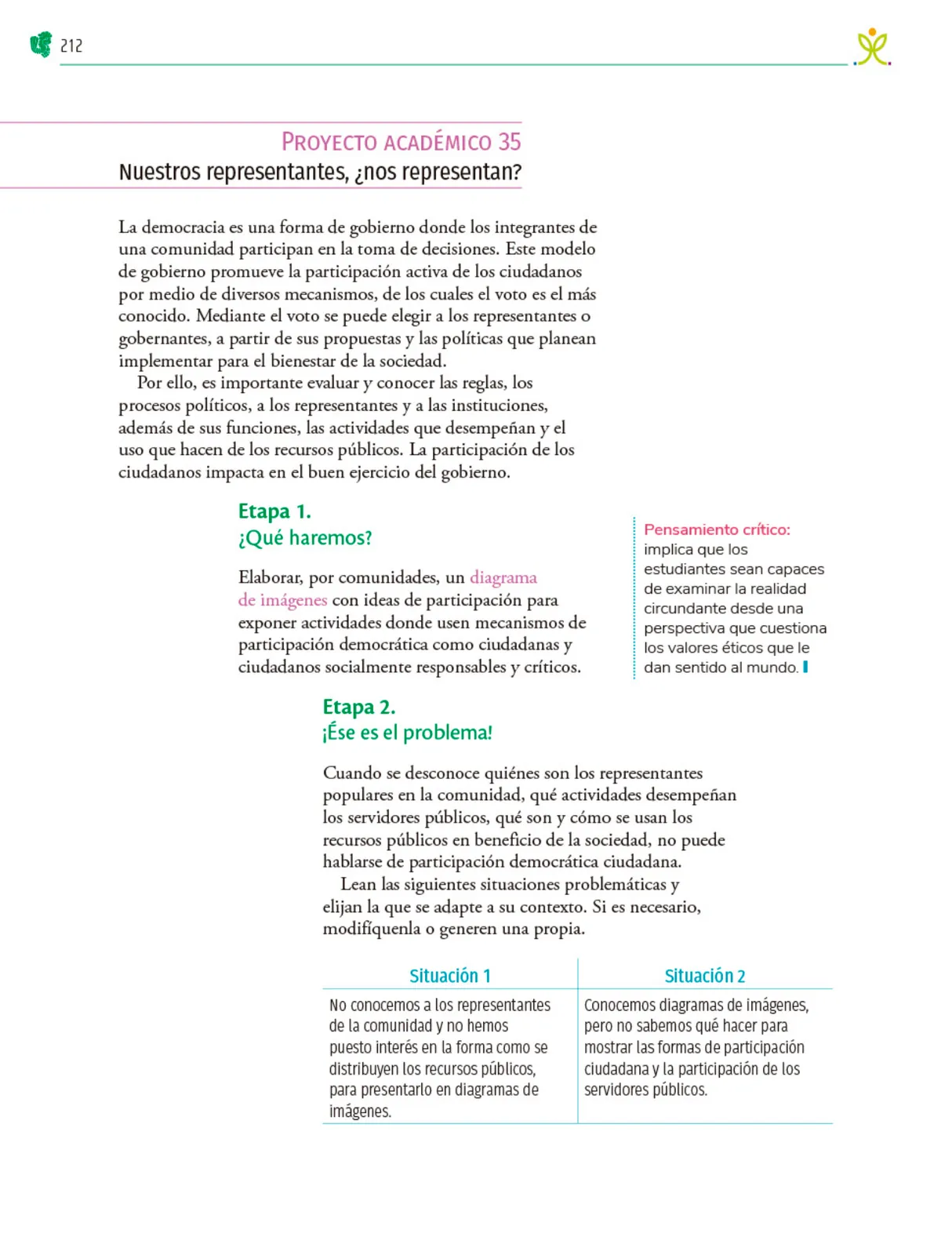 Página 213 de Colección Ximhai. Nuestro libro de Proyectos. Tomo III. Libro de Educación Telesecundaria Grado 1° Ciclo Escolar 2025 - 2026