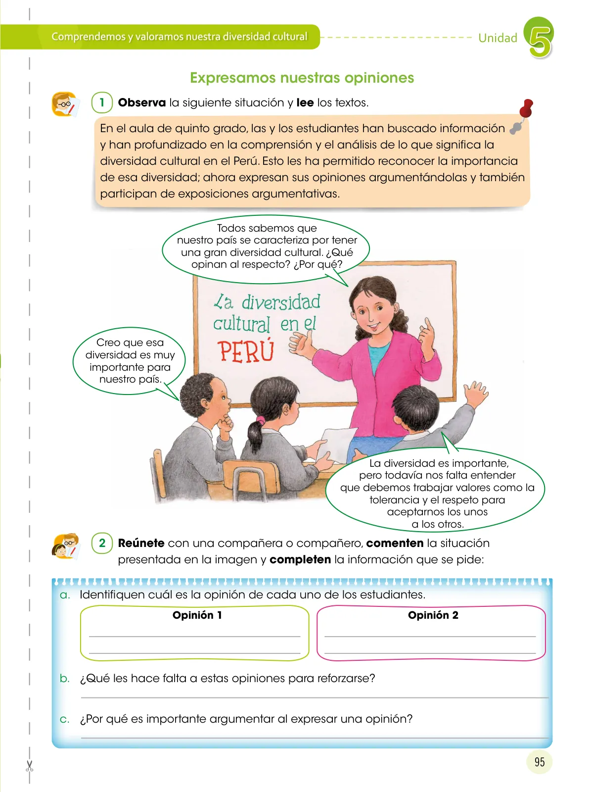 Miniatura página 96 de Comunicación 5 : cuaderno de trabajo para quinto grado de Educación Primaria 2019 · 2019