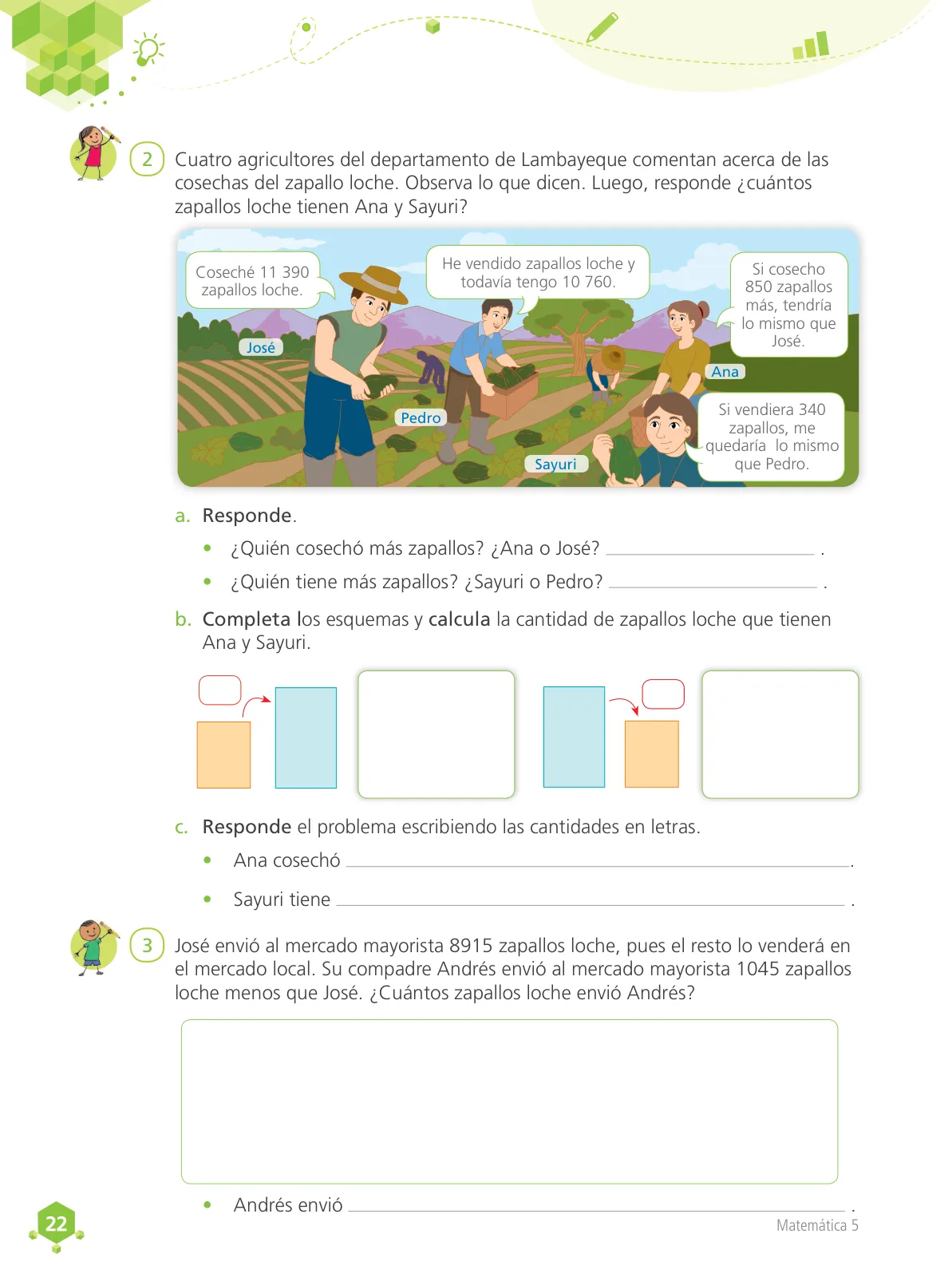 Miniatura página 23 de Matemática 5 : cuaderno de trabajo para quinto grado de Educación Primaria 2018 · 2018
