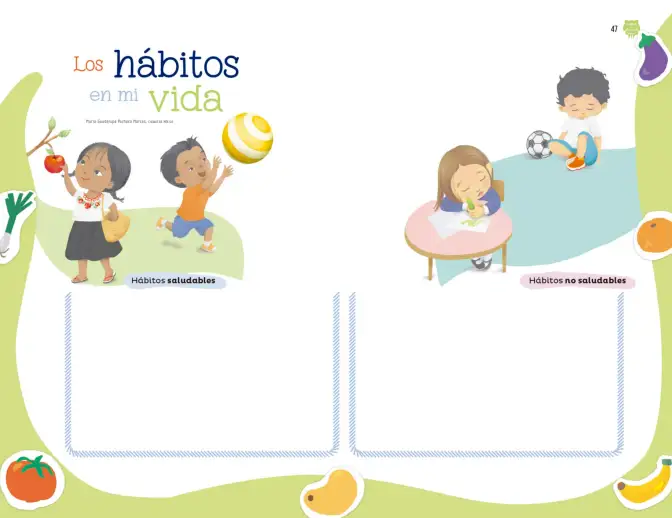 Página 48 de Explorar e imaginar con mi libro de Preescolar. Libro de Educación Preescolar Grado 2° Ciclo Escolar 2025 - 2026