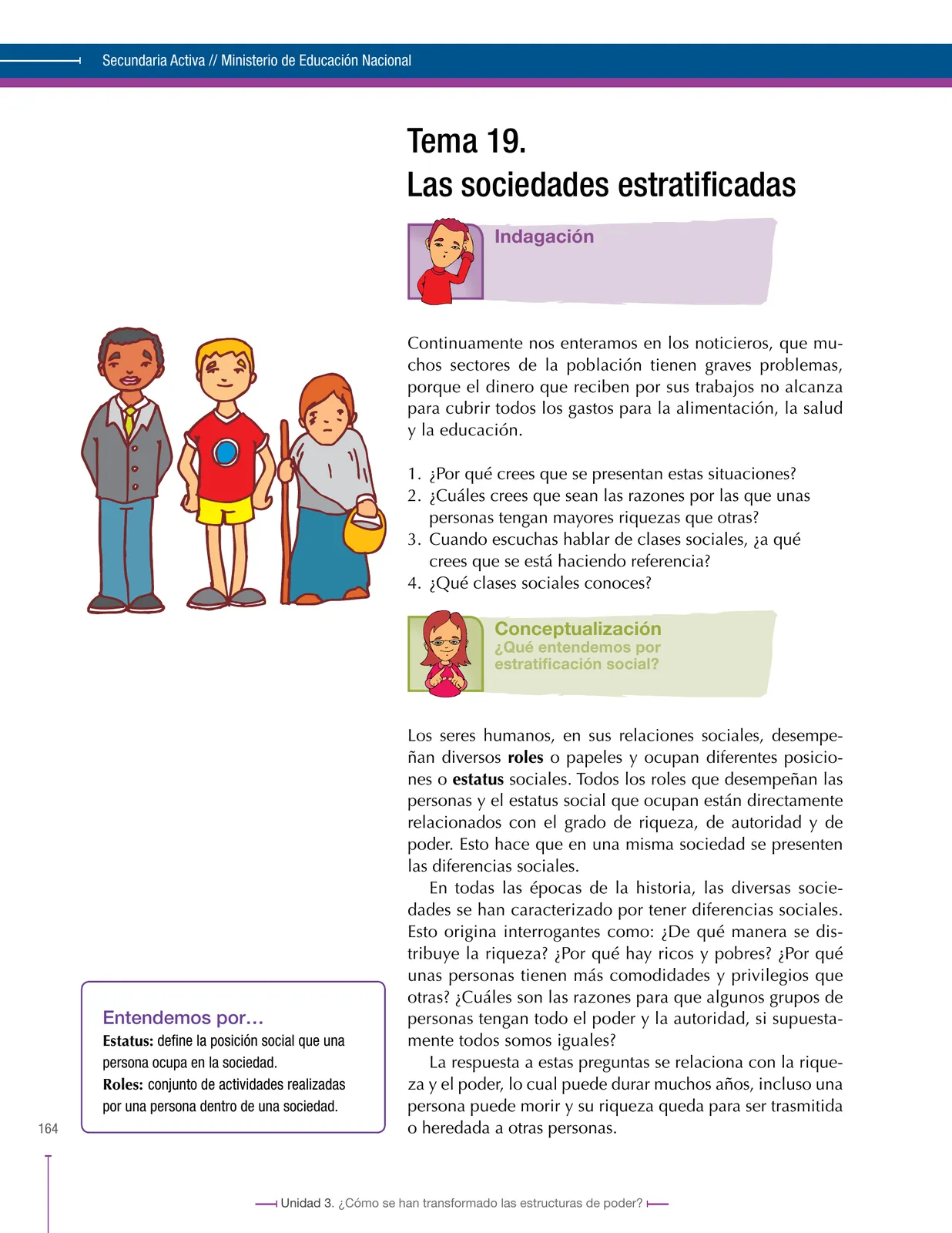 Página 164 de Ciencias Sociales 6° · Secundaria Activa