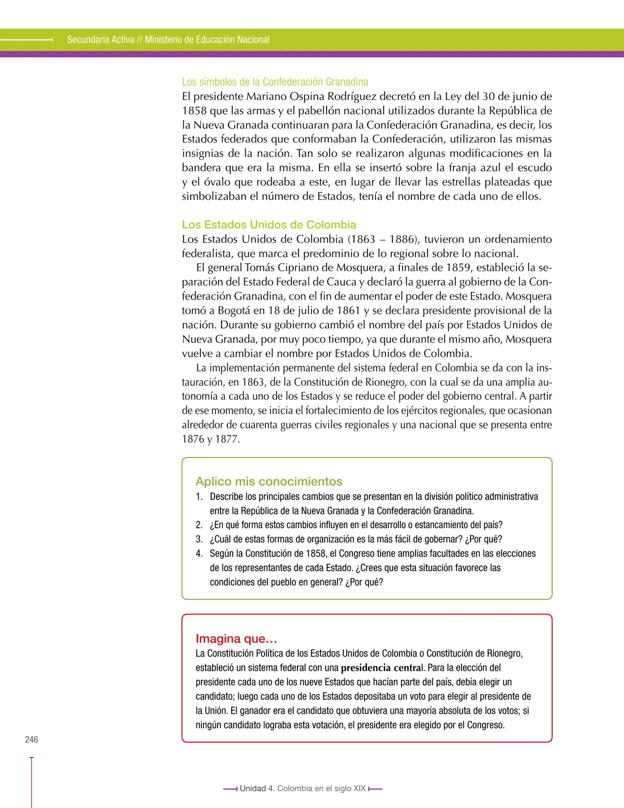 Miniatura página 246 de Ciencias Sociales 8° · Secundaria Activa