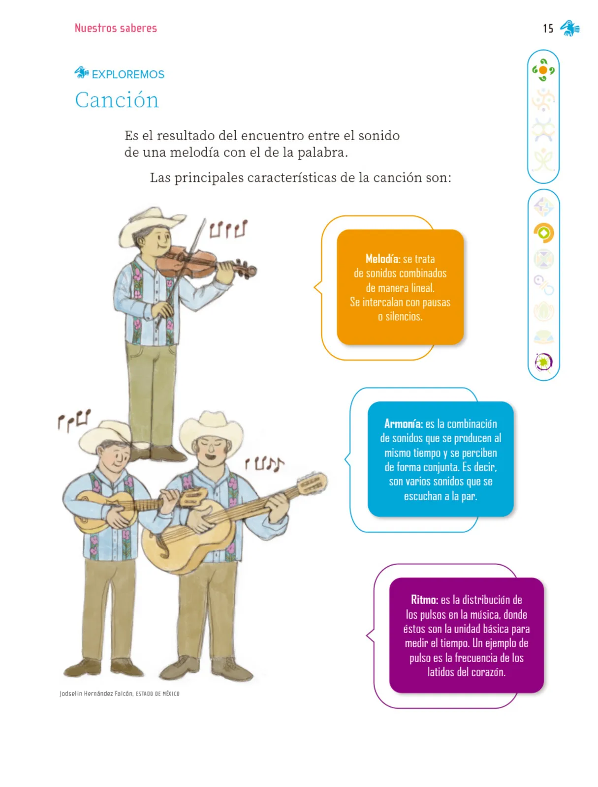 Miniatura página 16 de Nuestros saberes: Libro para alumnos, maestros y familia.   Libro de Educación Primaria Grado 1°  Ciclo Escolar 2025 - 2026