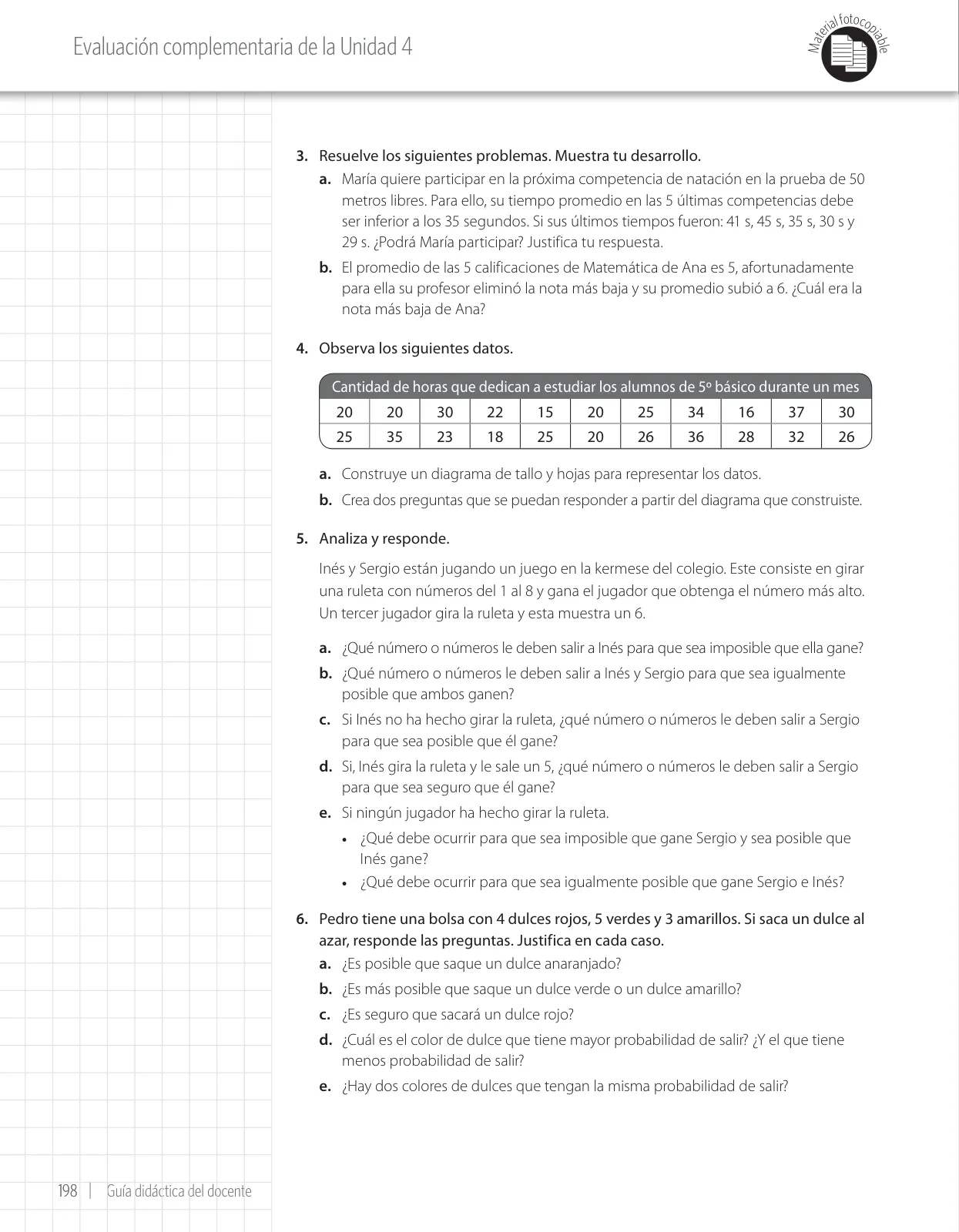 Página 214 de Matemática – Quinto Básico | Texto del Estudiante MINEDUC – Descargar PDF · 2024