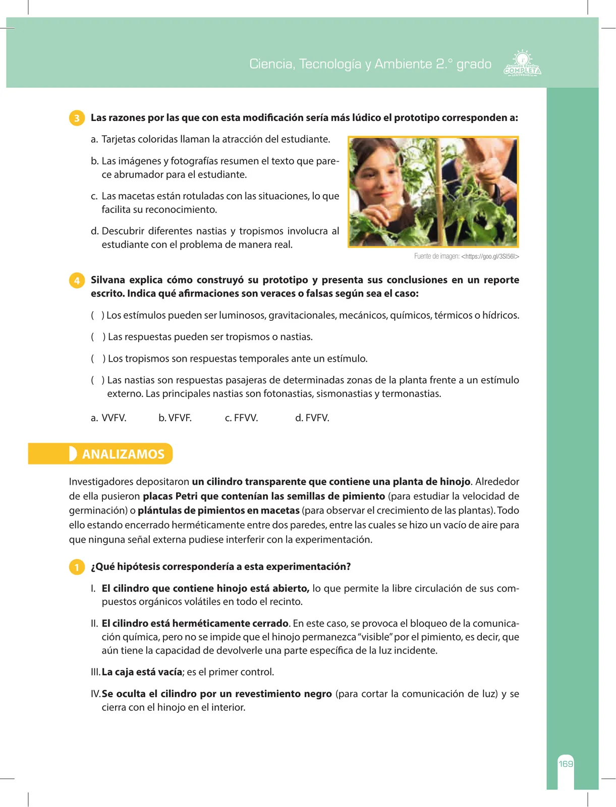 Página 169 de Ciencia, Tecnología y Ambiente 2 : cuaderno de reforzamiento pedagógico - JEC · 2016