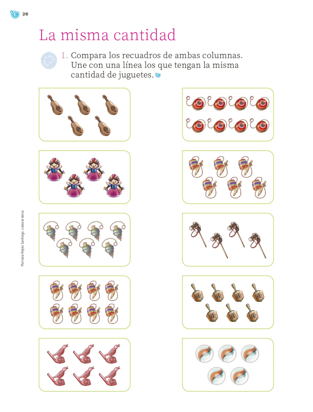 Página 27 de Múltiples lenguajes. Trazos y números. Libro de Educación Primaria Grado 1° Ciclo Escolar 2025 - 2026
