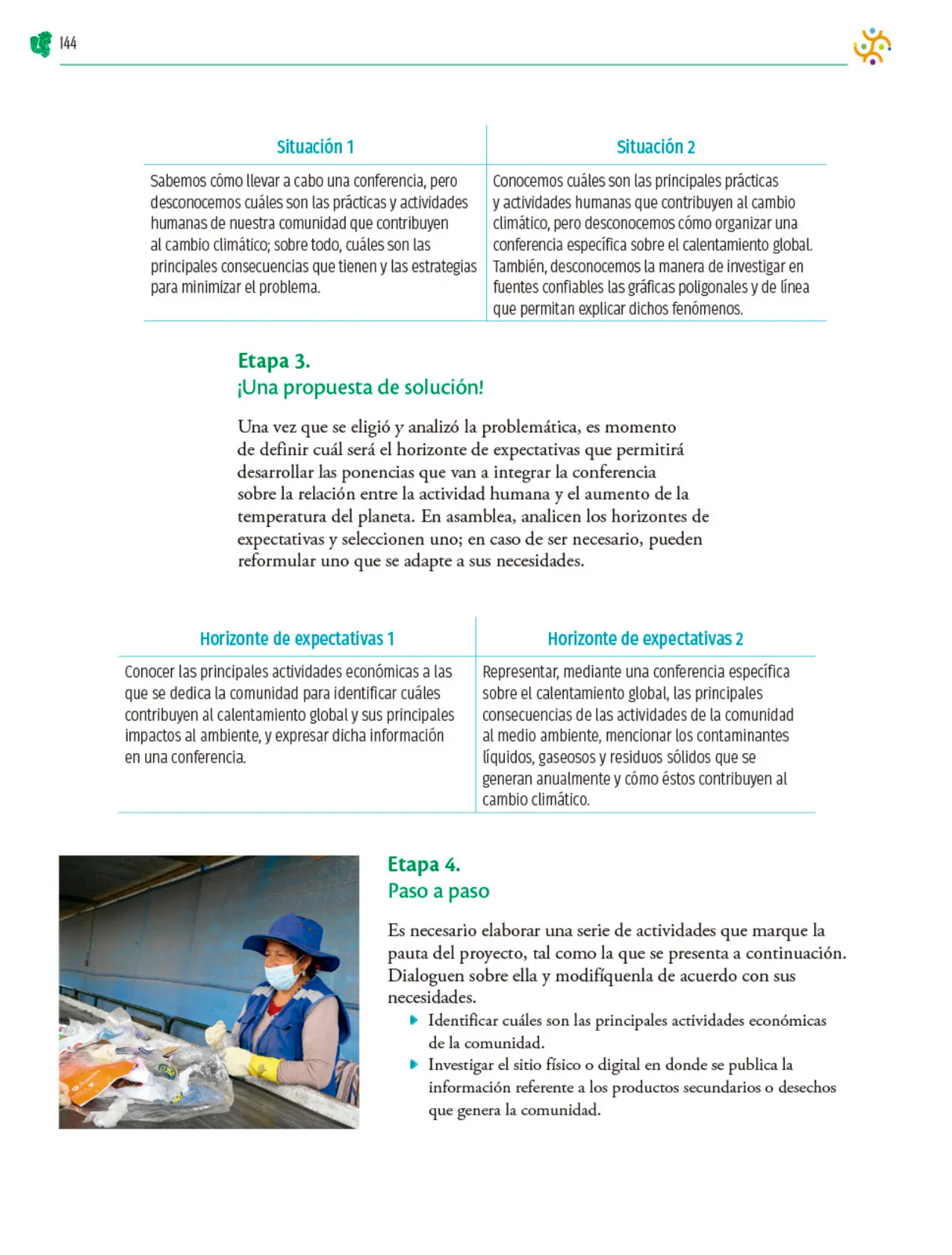 Página 145 de Colección Sk´asolil. Nuestro libro de Proyectos. Tomo II. Libro de Educación Telesecundaria Grado 2° Ciclo Escolar 2025 - 2026