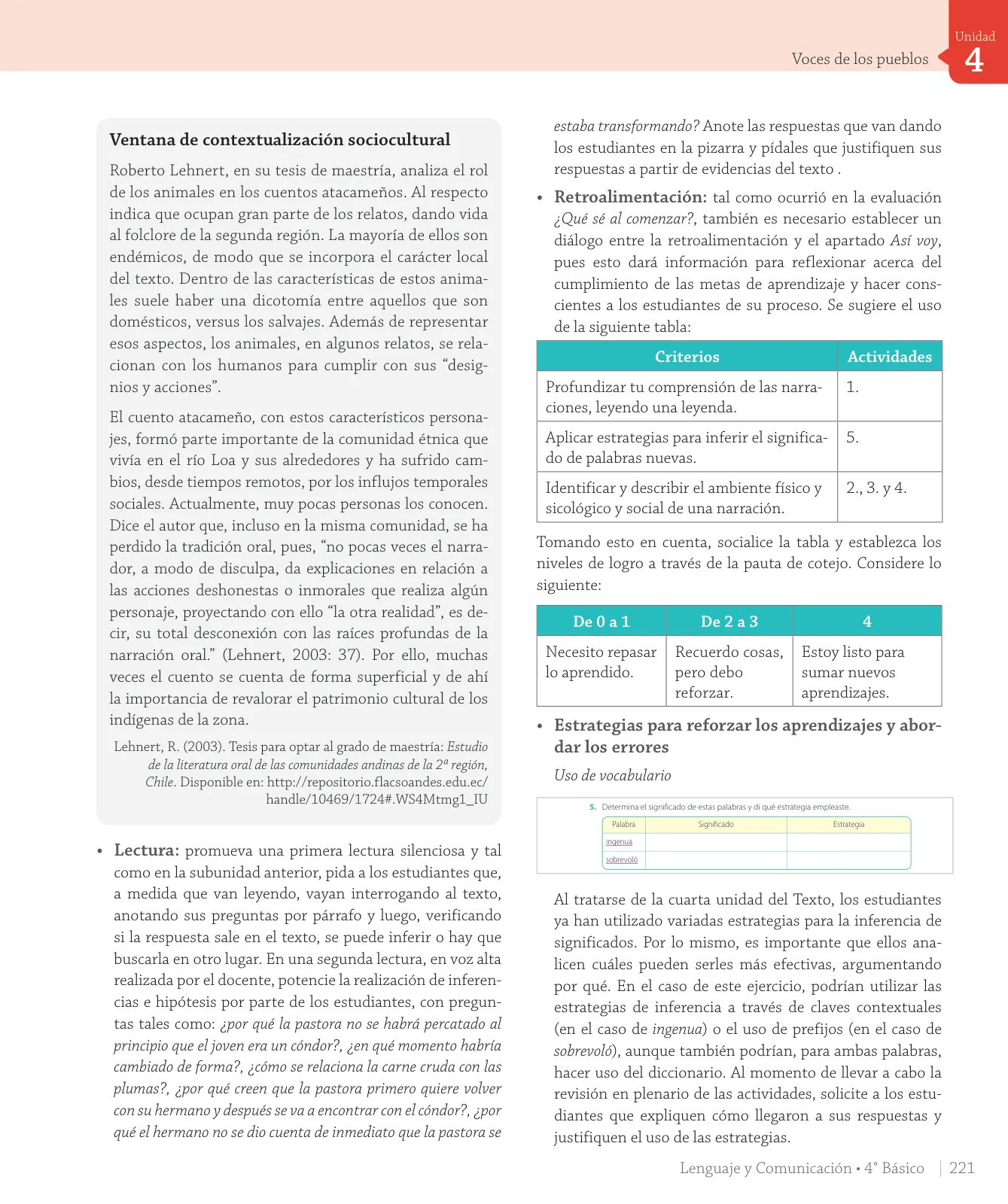Página 47 de Lenguaje y Comunicación – Cuarto Básico | Texto del Estudiante MINEDUC – Descargar PDF · 2024