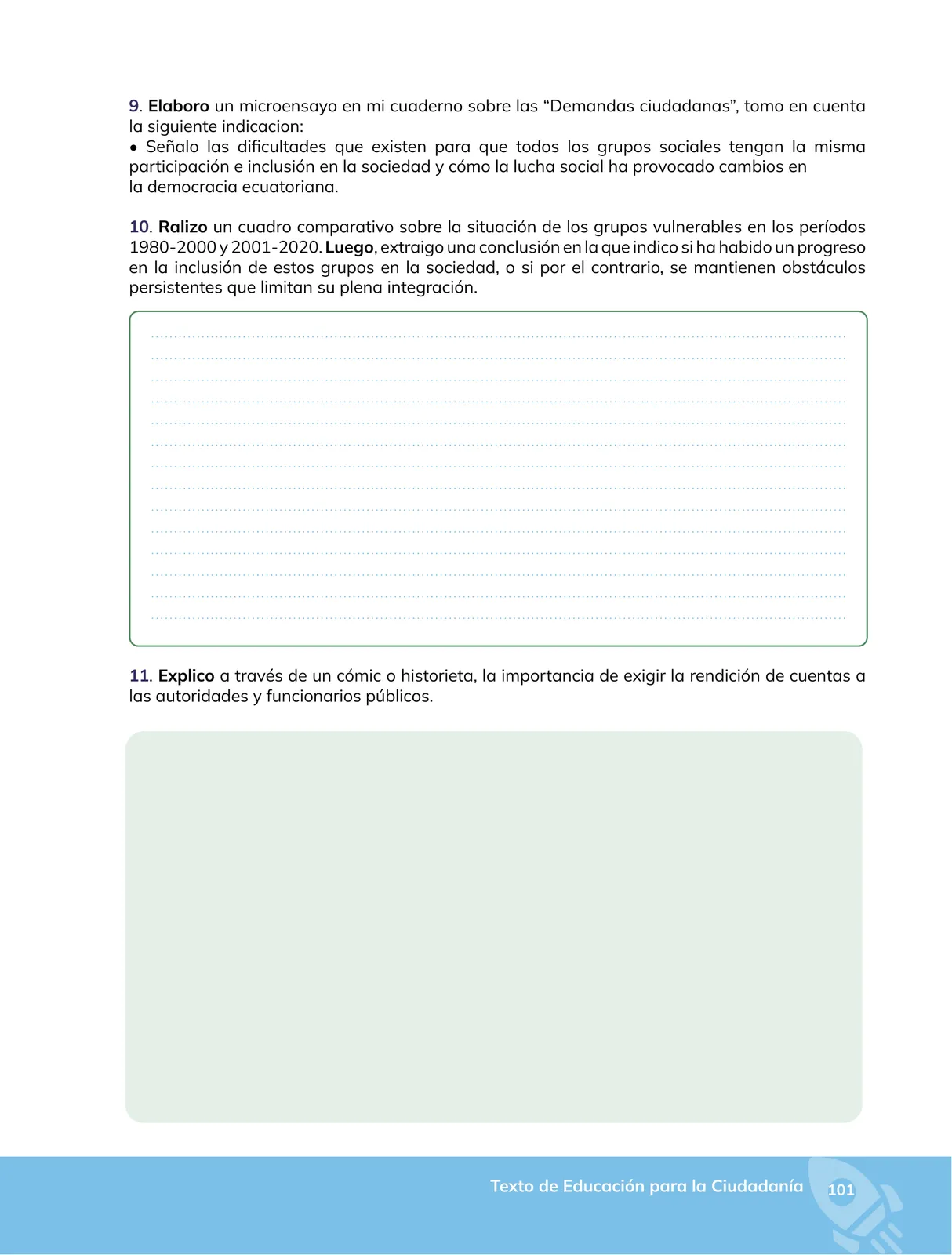 Miniatura página 102 de Educacion Ciudadania · 1ro BGU · 2024