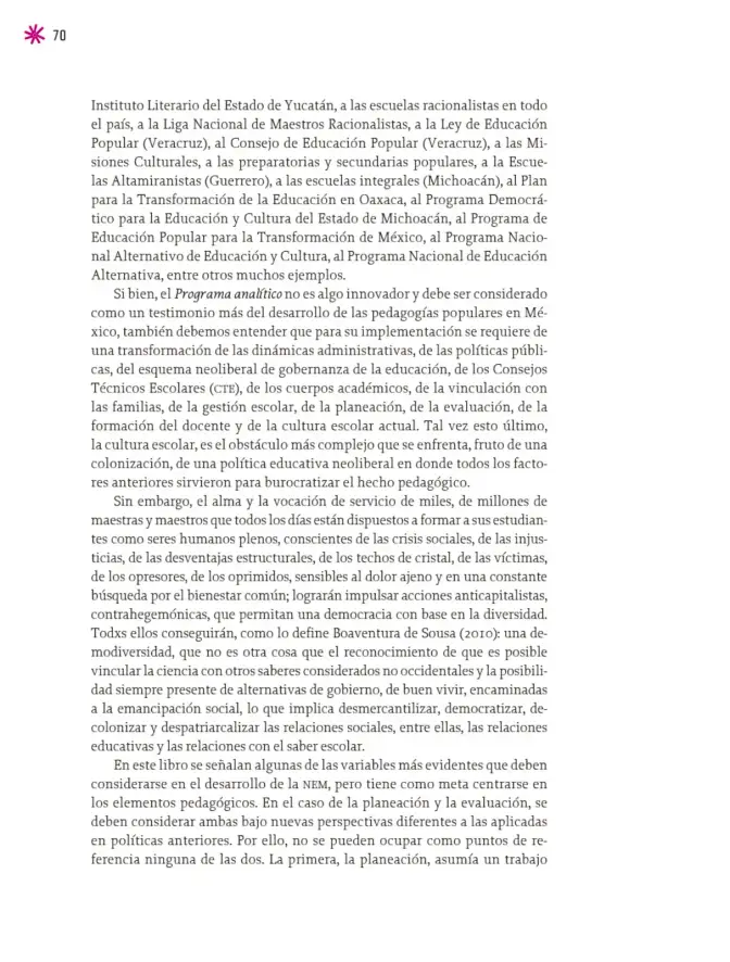 Página 71 de Un libro sin recetas para la maestra y el maestro. Fase 6. Libro de Educación Telesecundaria Grado 1°, 2°, 3° Ciclo Escolar 2025 - 2026