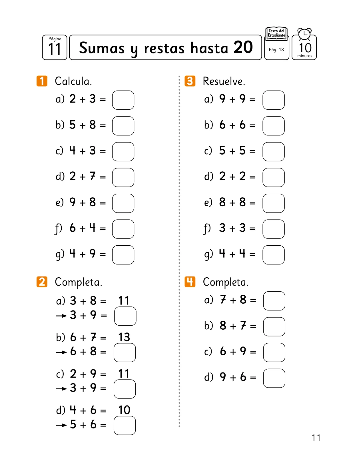 Página 12 de Sumo Primero – Segundo Básico | Texto del Estudiante MINEDUC – Descargar PDF · 2024