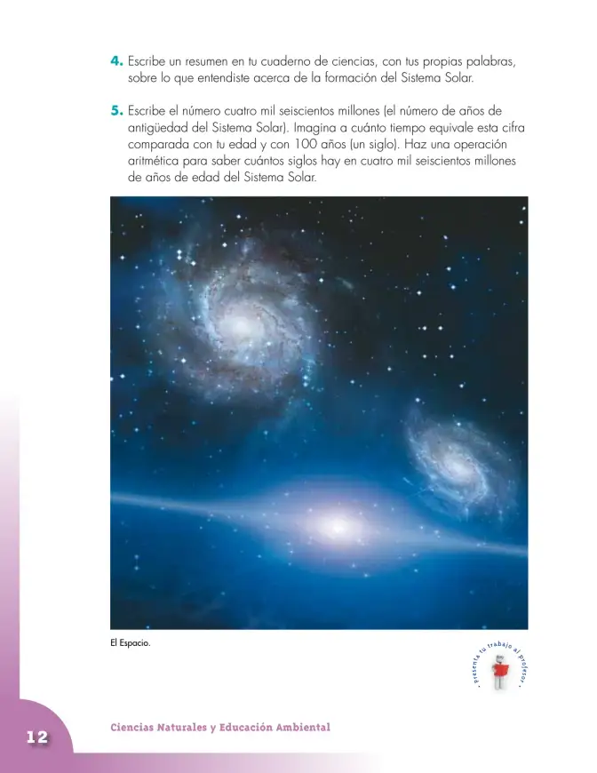 Página 12 de Ciencias Naturales 5° · Cartilla 03