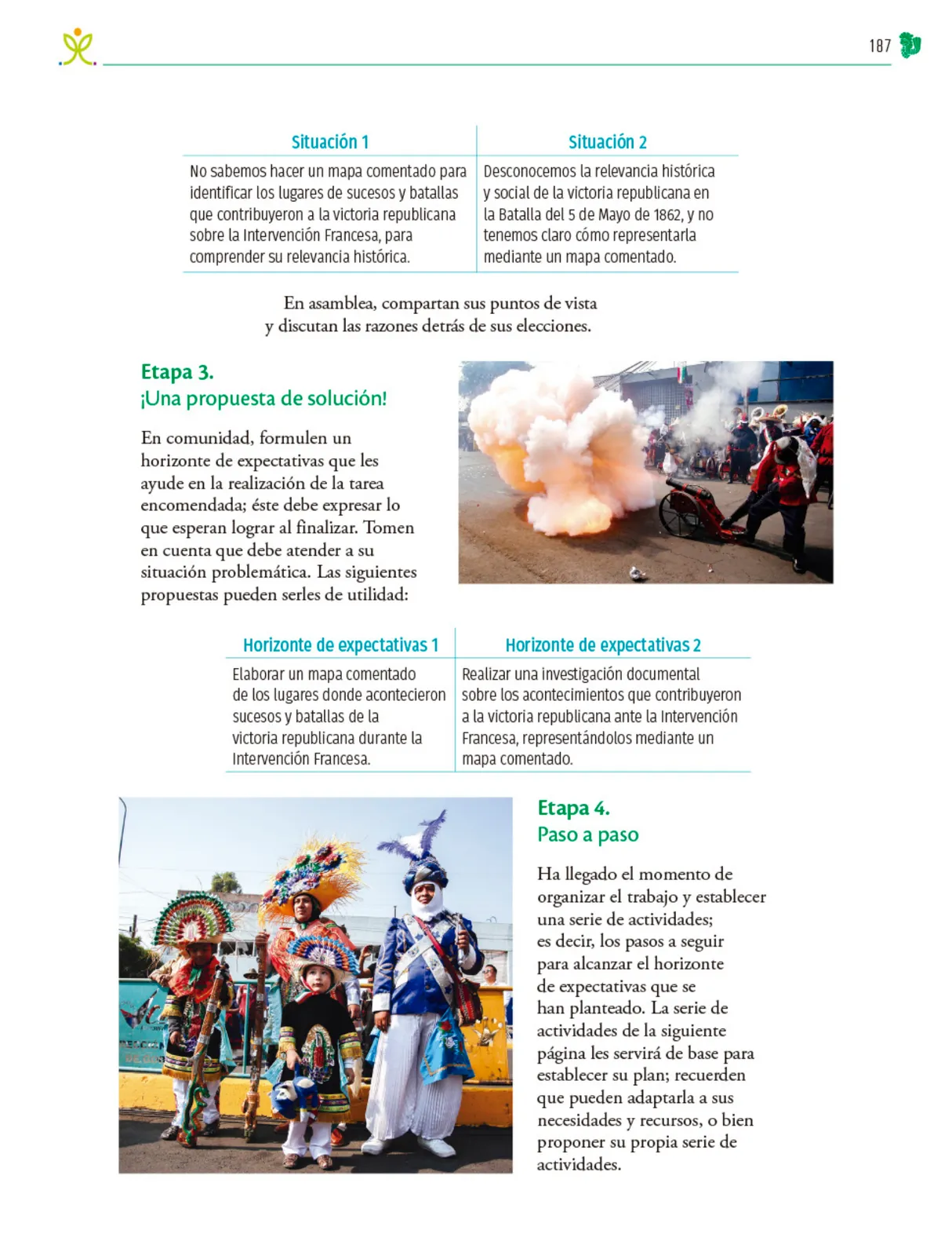 Miniatura página 188 de Colección Sk´asolil. Nuestro libro de Proyectos.  Tomo II.  Libro de Educación Telesecundaria Grado 2°  Ciclo Escolar 2025 - 2026