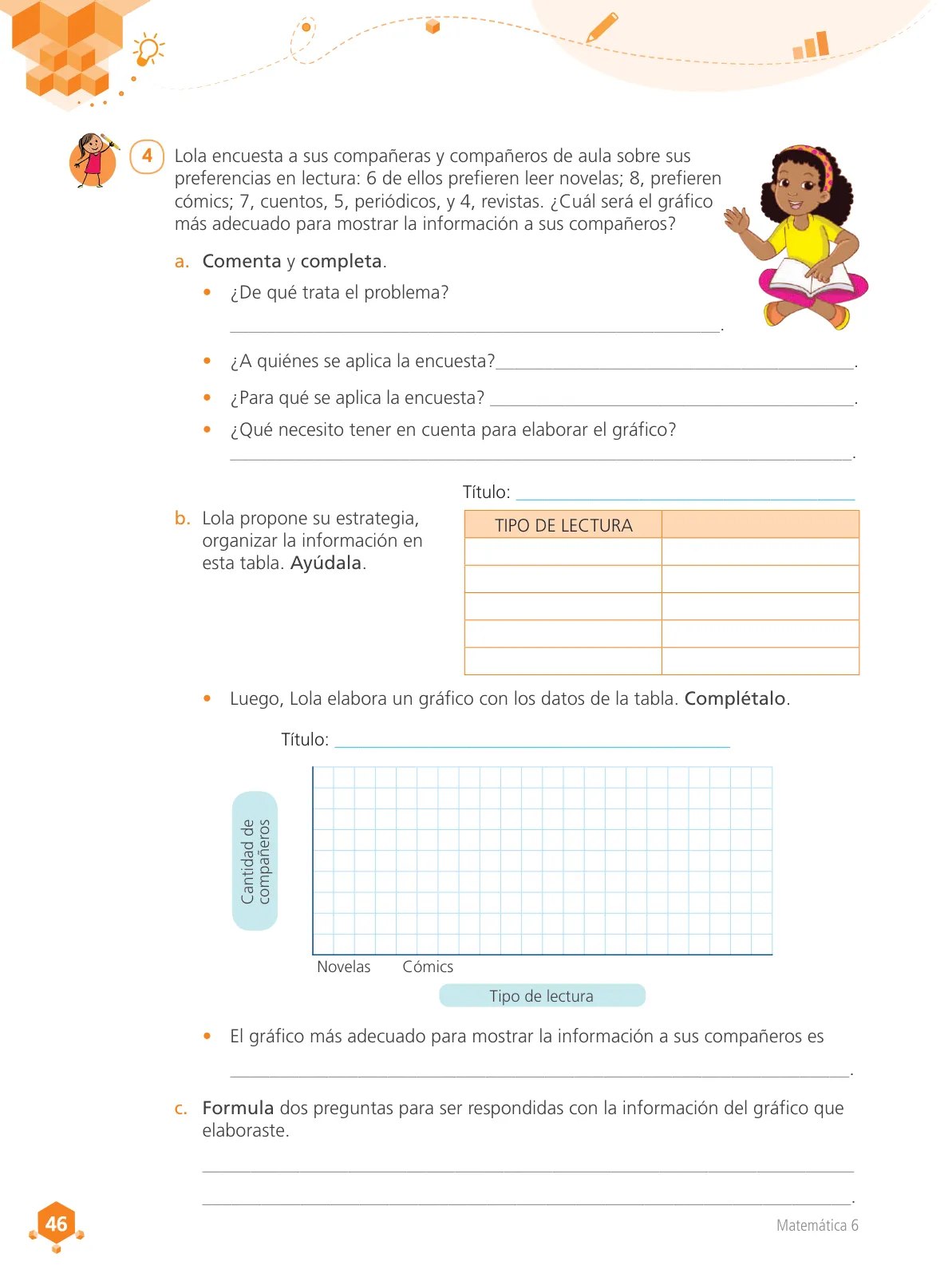 Miniatura página 48 de Matemática 6 : cuaderno de trabajo para sexto grado de Educación Primaria 2019 · 2019