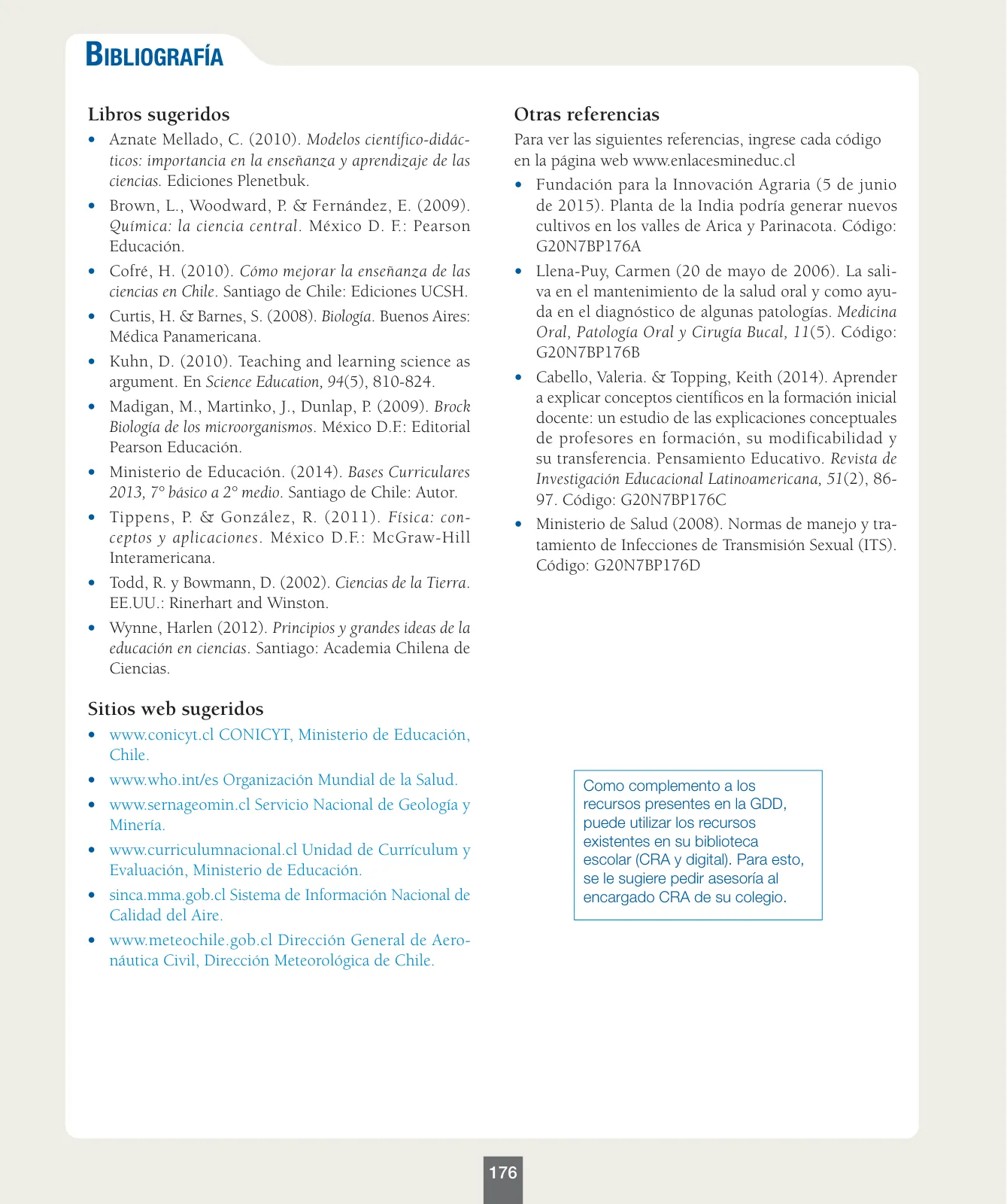 Miniatura página 177 de Ciencias Naturales – Séptimo Básico | Texto del Estudiante MINEDUC – Descargar PDF · 2024