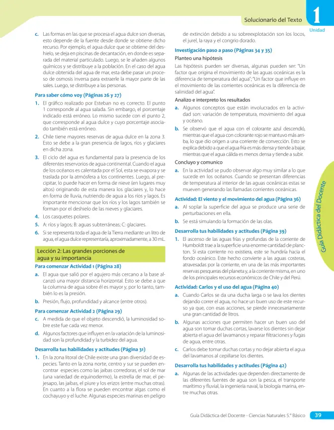 Página 41 de Libro de Ciencias Naturales – Quinto Básico | Texto del Estudiante MINEDUC – Descargar PDF · 2024