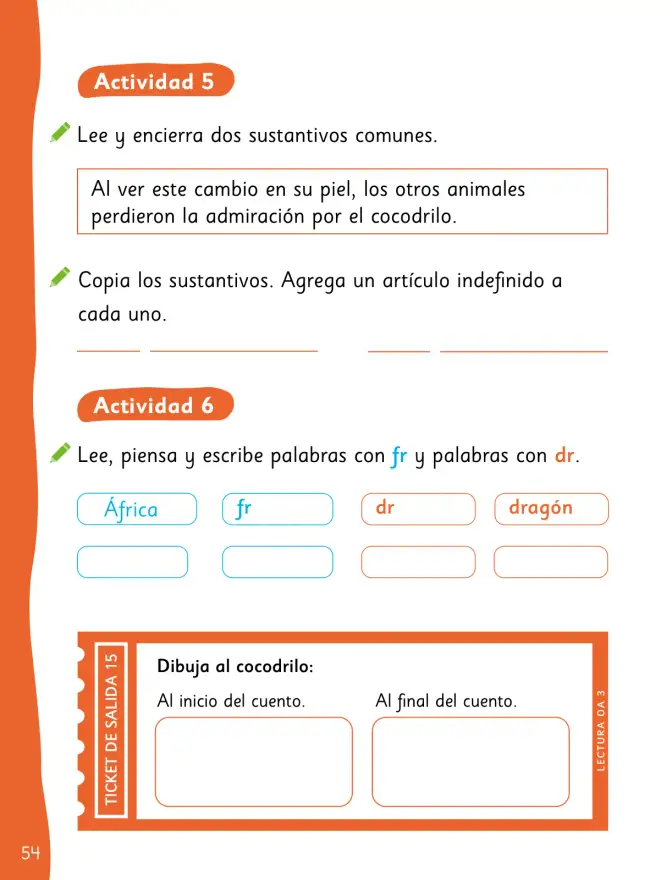 Página 56 de Lenguaje y Comunicación – Segundo Básico – Texto del Estudiante MINEDUC – Descargar PDF · 2024