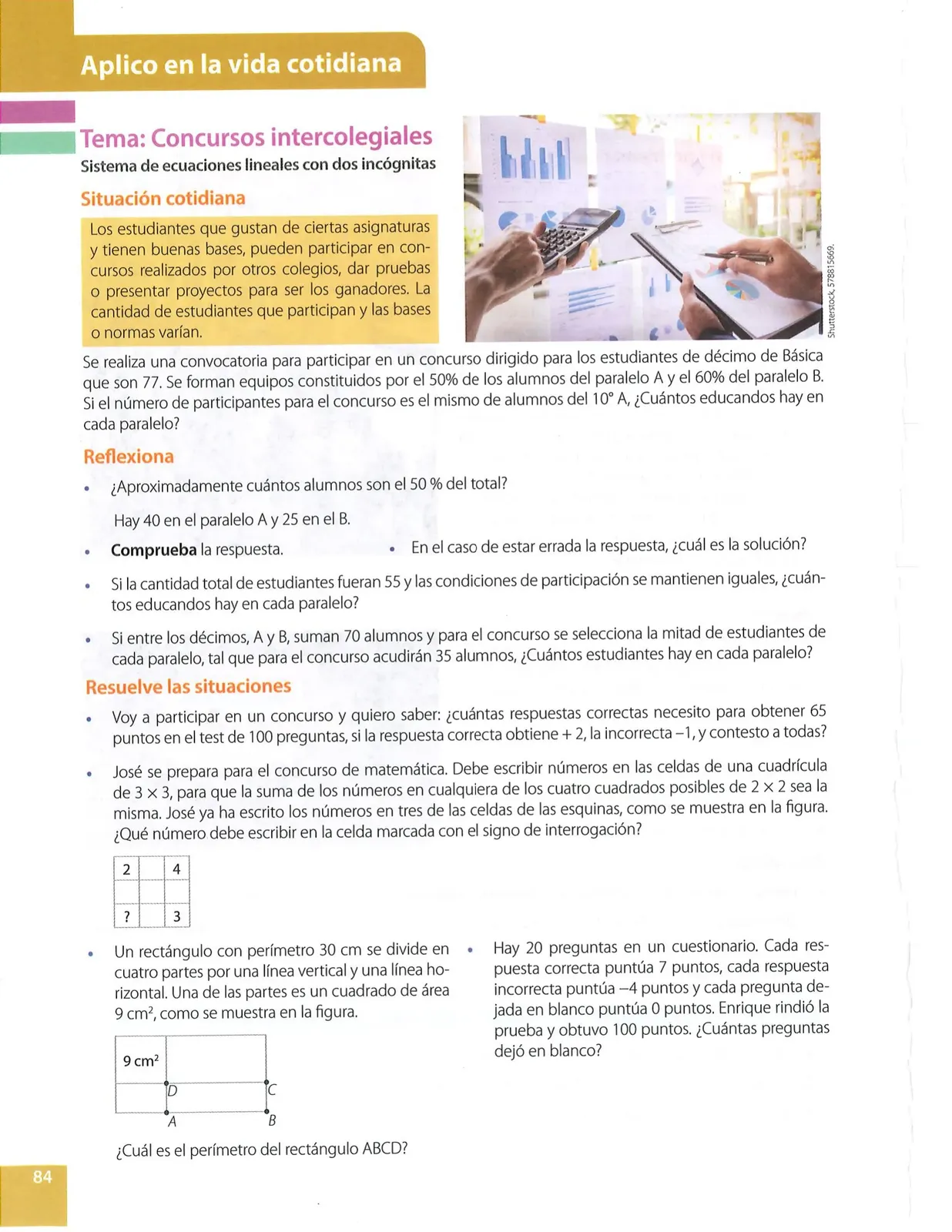 Miniatura página 84 de Matematica · 10 EGB · 2025