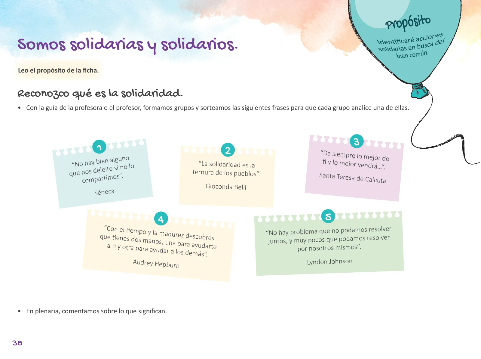 Miniatura página 40 de Cuadernillo de Tutoría Sexto Grado Educación Primaria 2019 · 2019