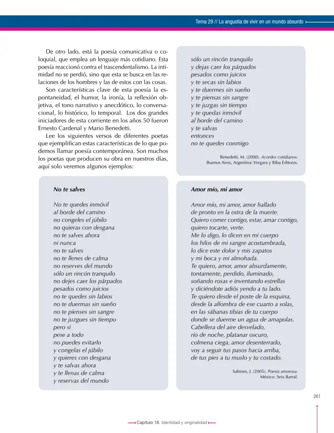 Página 261 de Lenguaje 9° · Secundaria Activa
