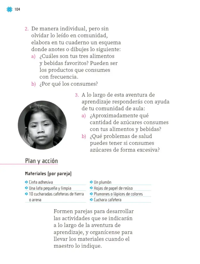Página 105 de Proyectos de Aula. Libro de Educación Primaria Grado 1° Ciclo Escolar 2025 - 2026