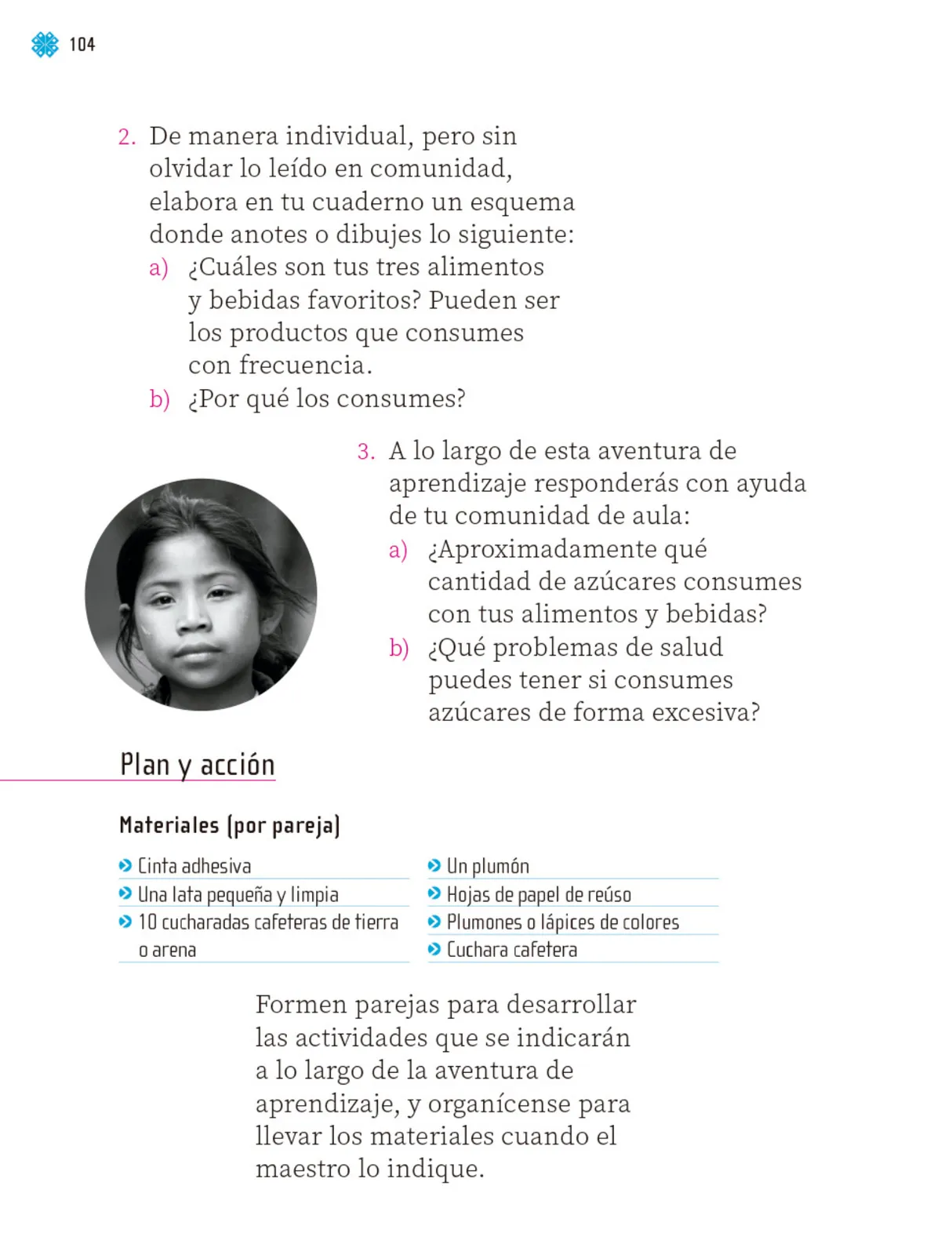 Miniatura página 105 de Proyectos de Aula.   Libro de Educación Primaria Grado 1°  Ciclo Escolar 2025 - 2026
