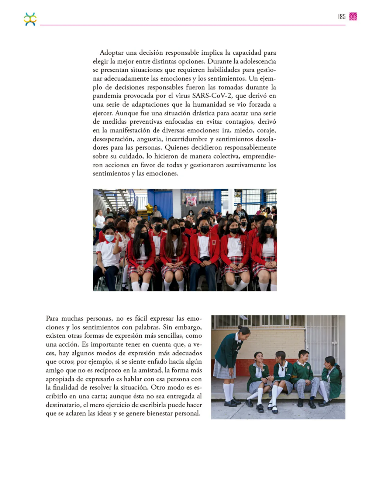 Miniatura página 186 de Colección Sk´asolil. De lo humano y lo comunitario.   Libro de Educación Secundaria Grado 2°  Ciclo Escolar 2025 - 2026
