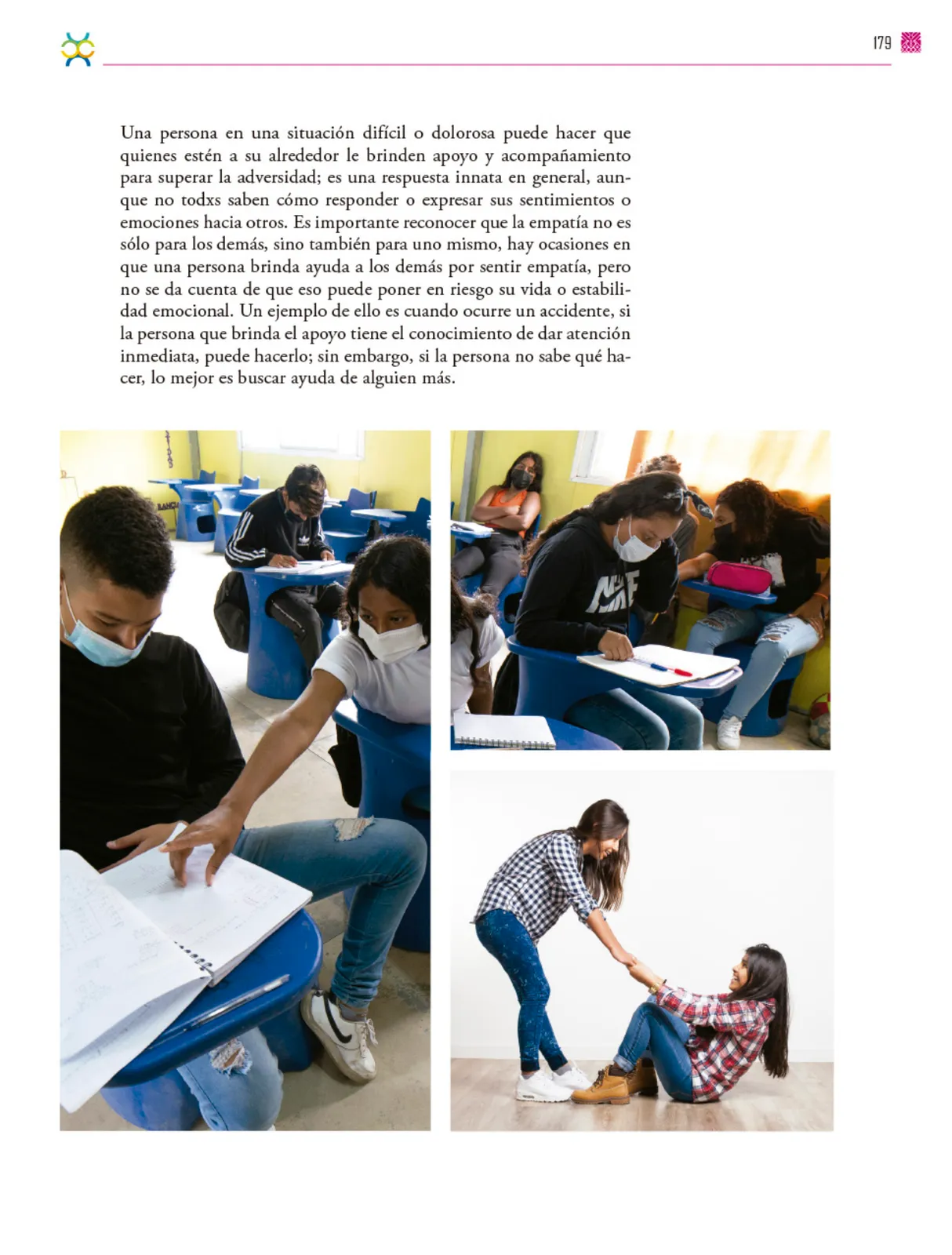 Miniatura página 180 de Colección Ximhai. De lo humano y lo comunitario.   Libro de Educación Secundaria Grado 1°  Ciclo Escolar 2025 - 2026