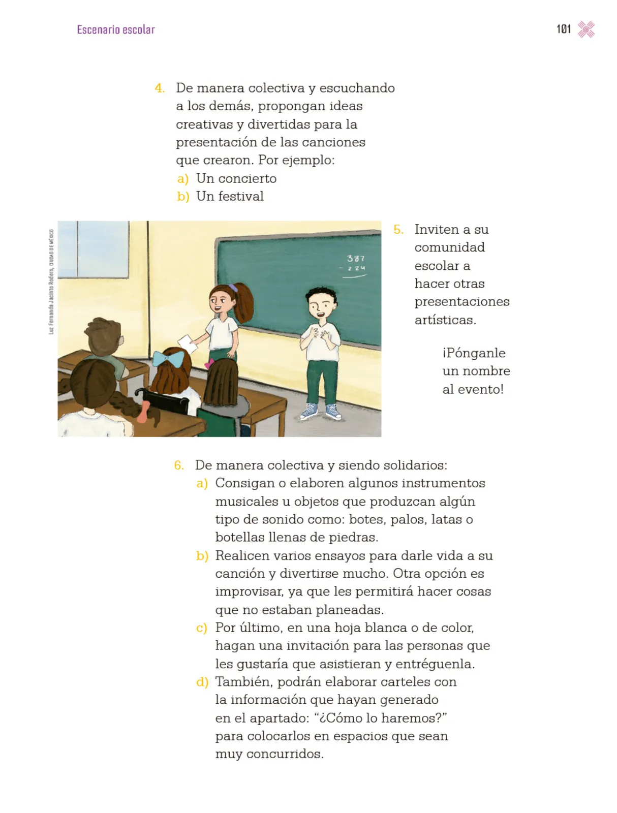 Página 104 de Proyectos Escolares. Libro de Educación Primaria Grado 3° Ciclo Escolar 2025 - 2026