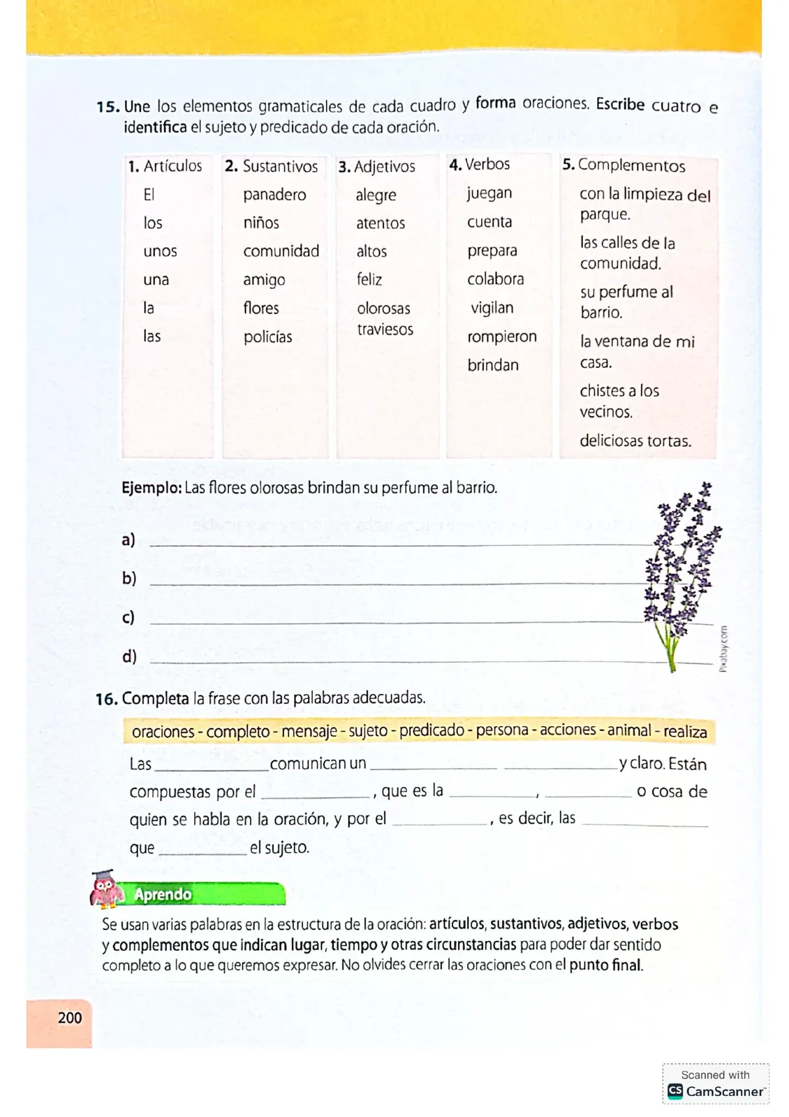 Página 200 de Lengua Y Literatura · 4 EGB · 2024