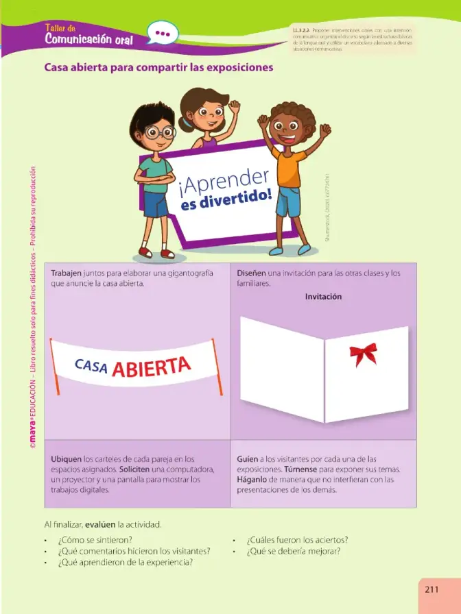 Página 213 de Lengua Y Literatura 6° · Egb 6 Lengua Y Literatura 2025 · 2025