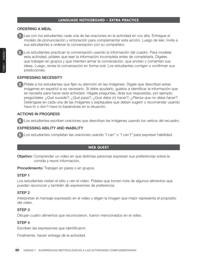 Página 72 de Inglés – Sexto Básico | Student’s Book MINEDUC – Descargar PDF · 2024